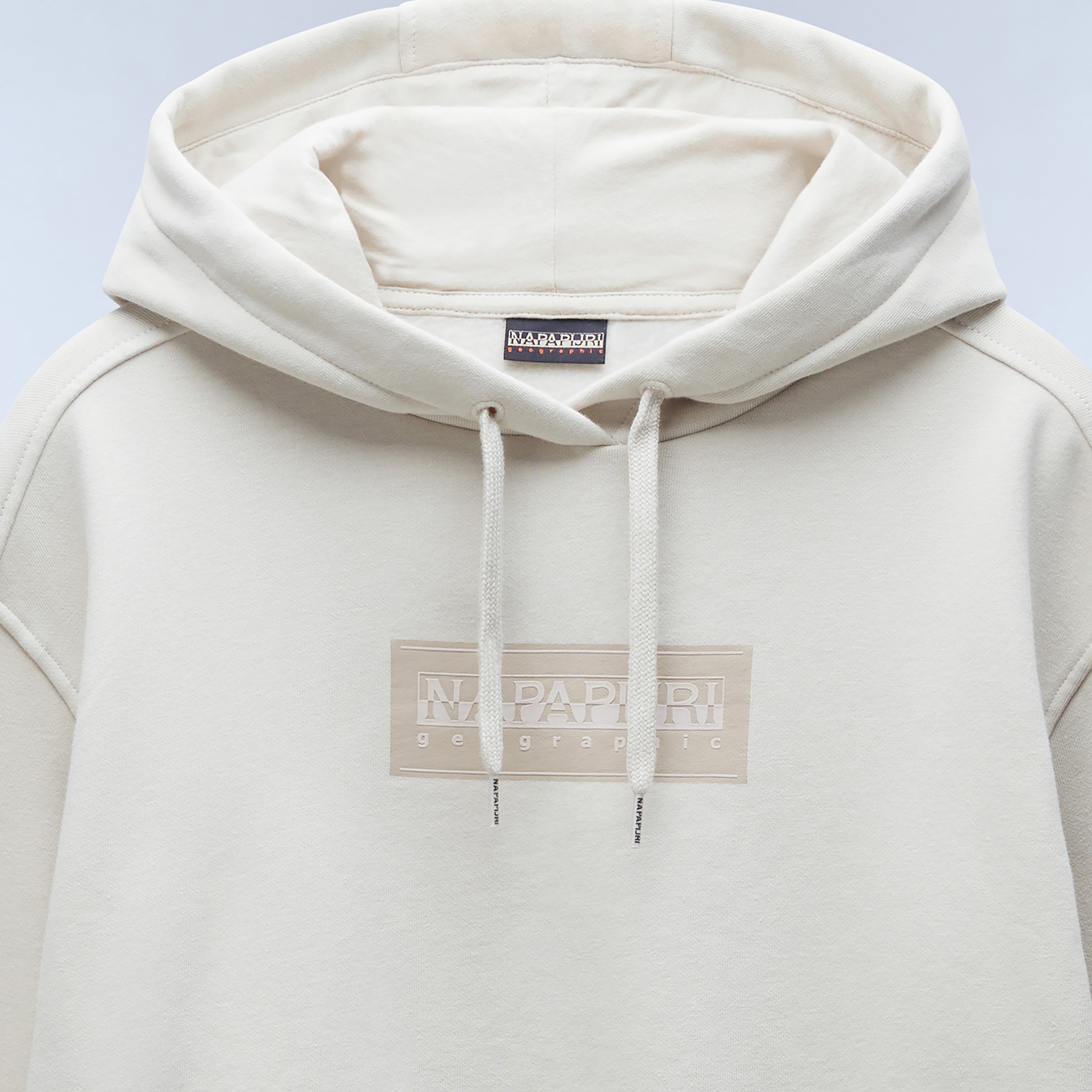 Napapijri B-Box Logo H W Kadın Bej Sweatshirt
