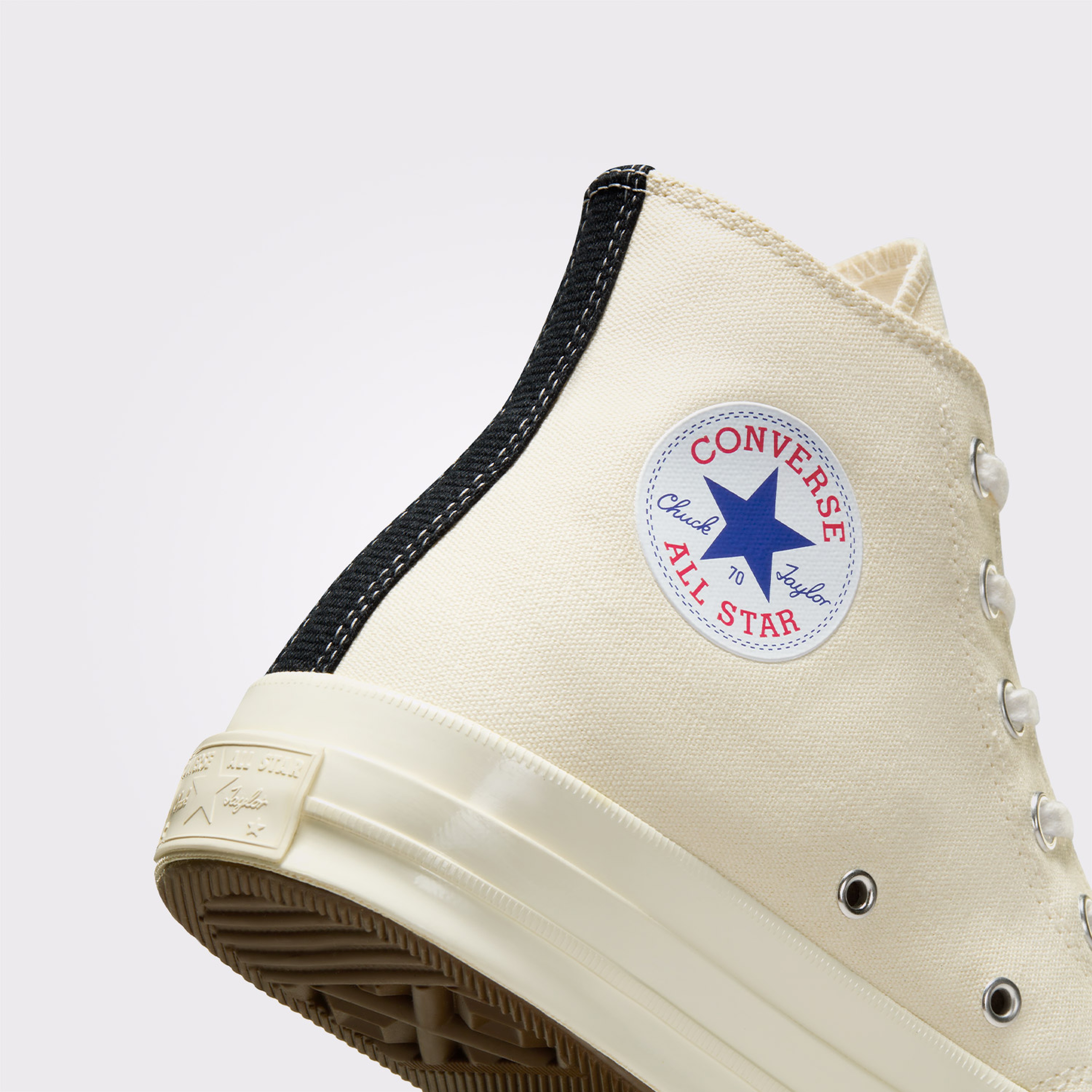 Converse X Comme Des Garçons Play Chuck 70 Unisex Krem Bilekli Sneaker