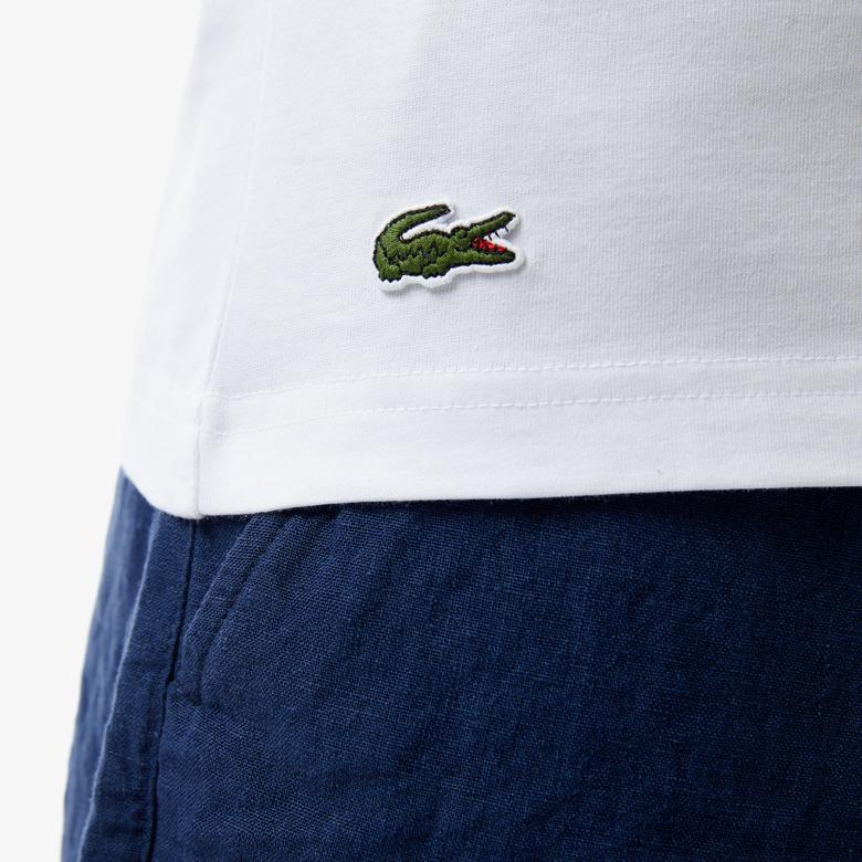 Lacoste Erkek Beyaz T-Shirt