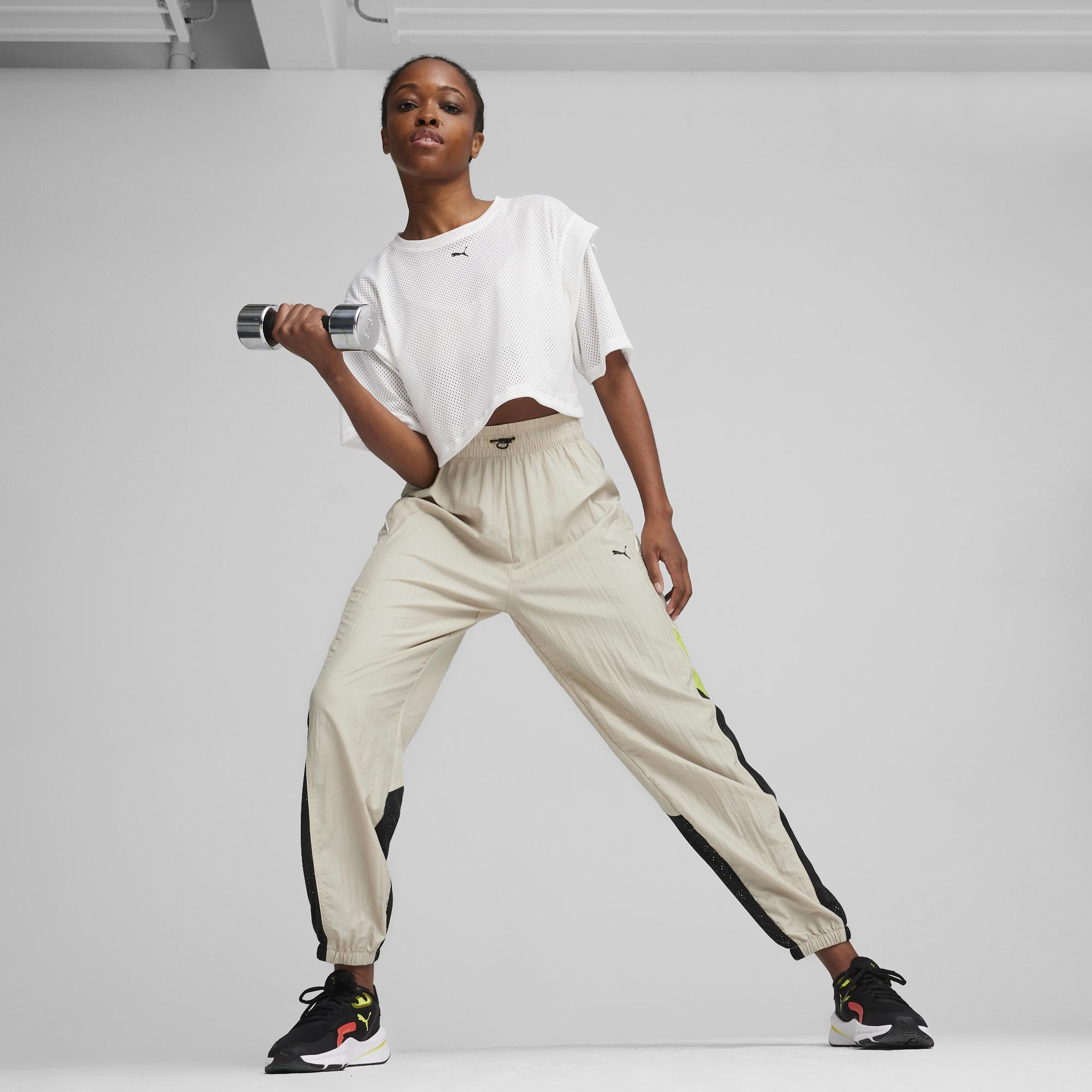 Puma Fit Move Mesh Kadın Beyaz T-Shirt