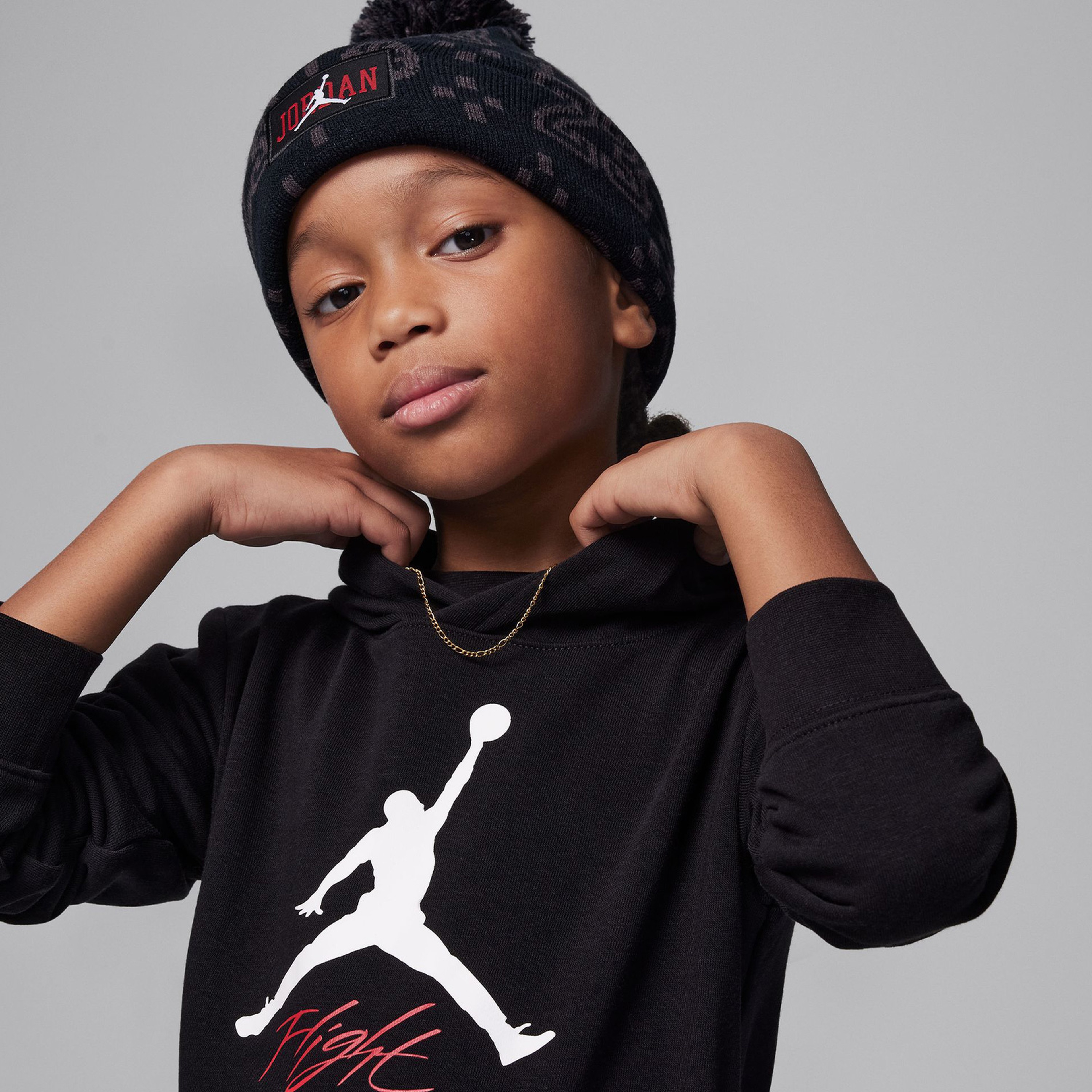 Jordan Jdb Jumpman Flight Ft Po Set Çocuk Siyah Eşofman Takımı