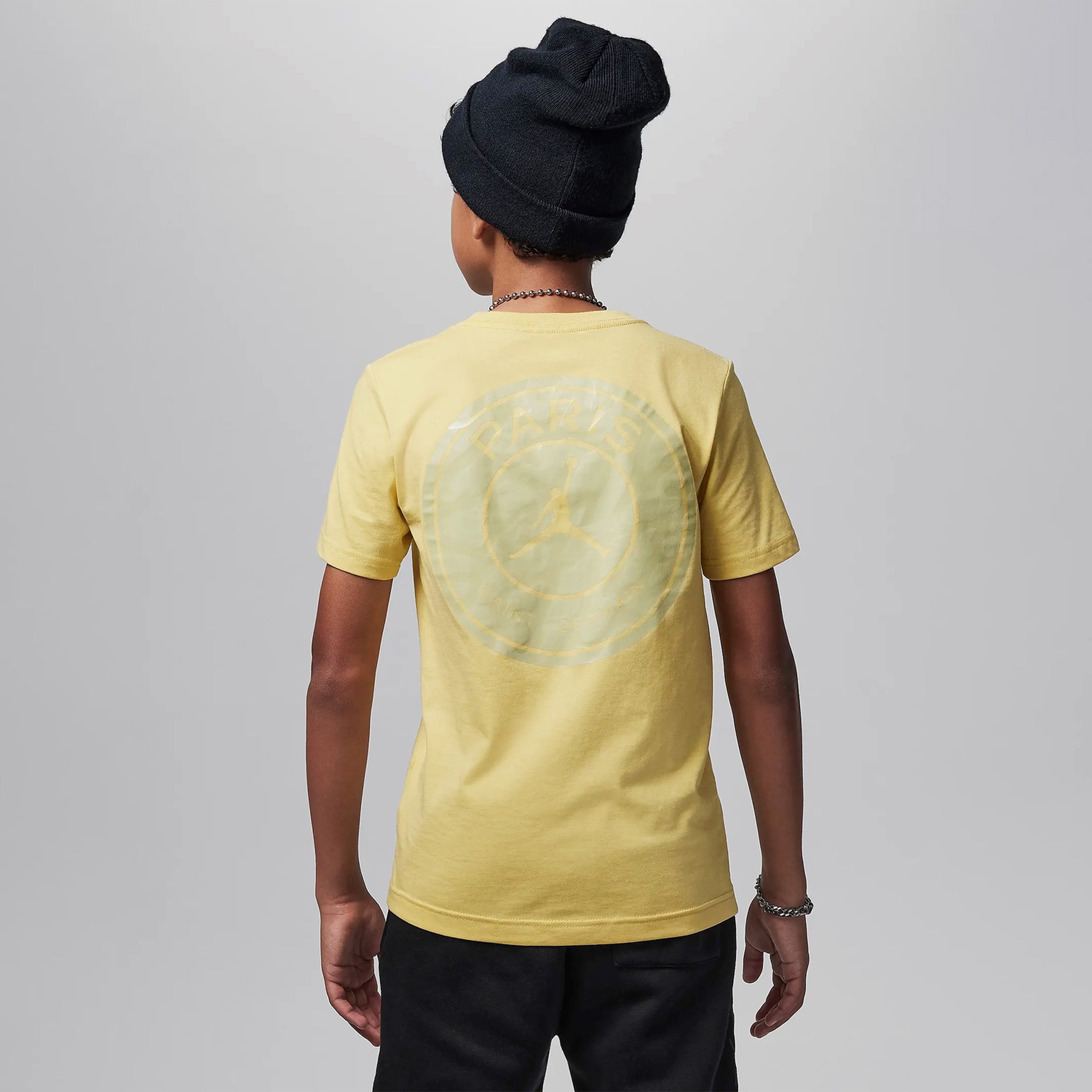 Jordan Paris Saint Germain Çocuk Sarı Günlük T-Shirt