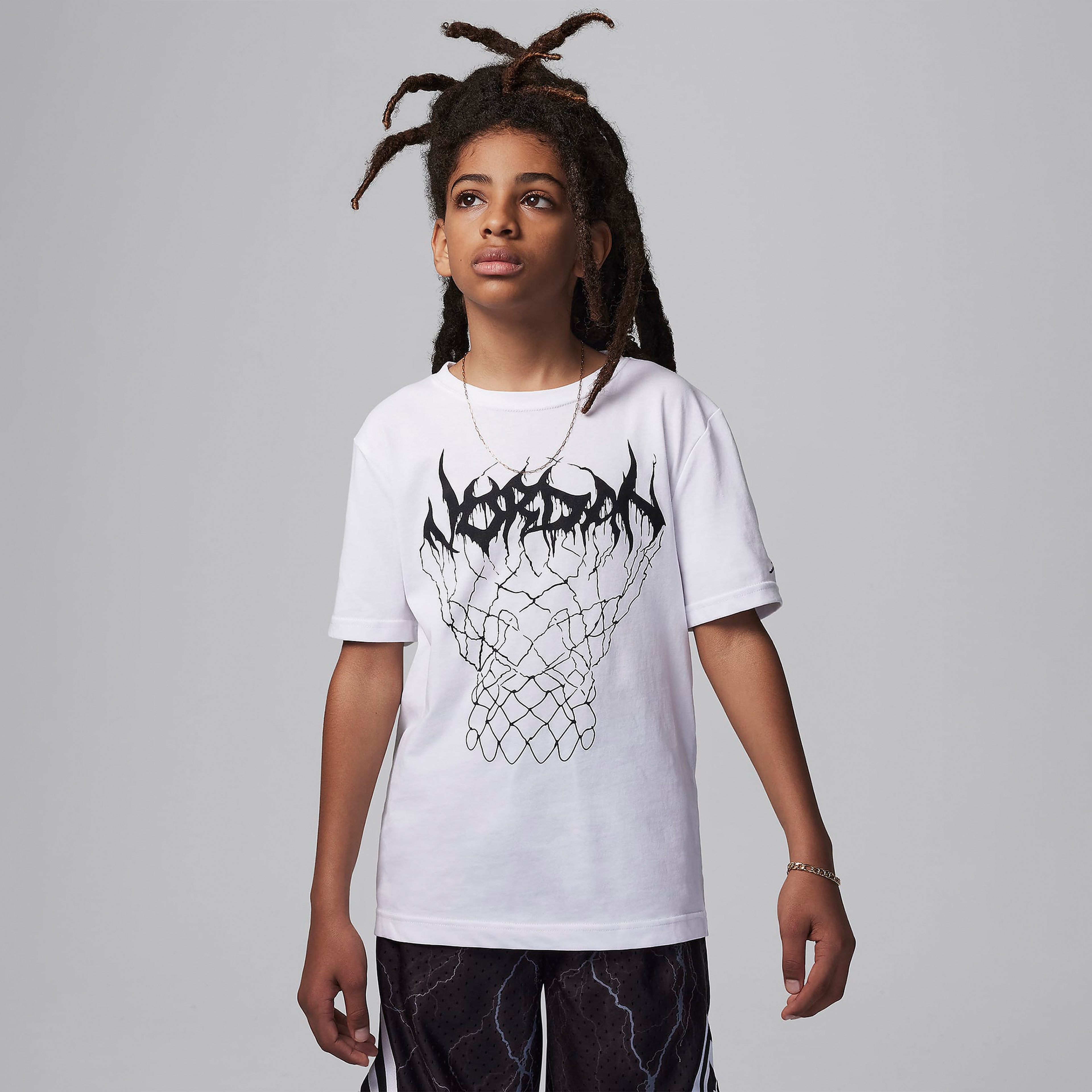 Jordan Sport Crew Çocuk Beyaz Günlük T-Shirt