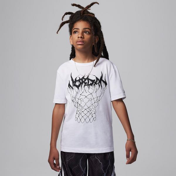 Jordan Sport Crew Çocuk Beyaz Günlük T-Shirt