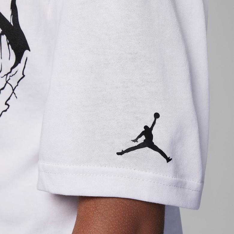 Jordan Sport Crew Çocuk Beyaz Günlük T-Shirt