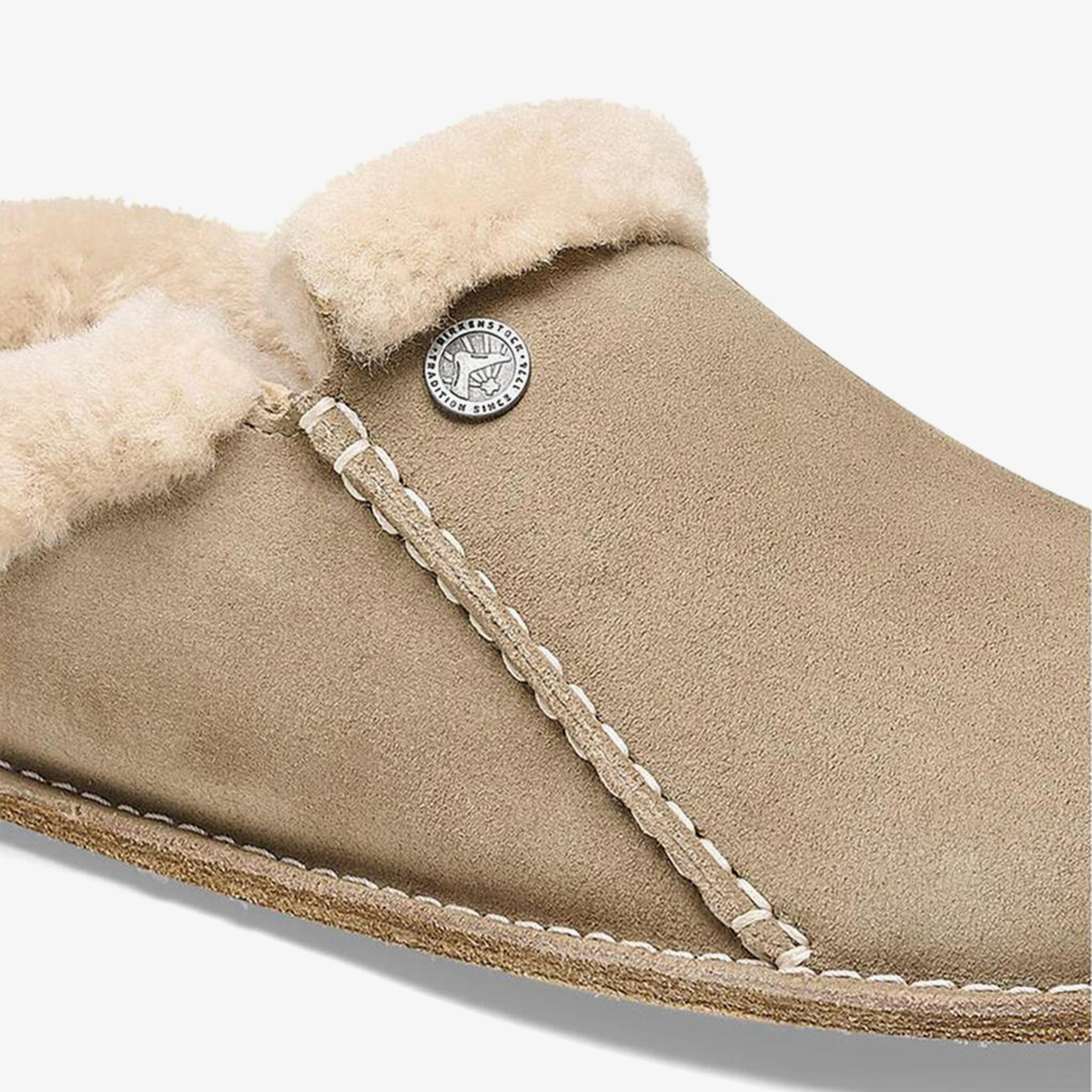 Birkenstock Zermatt Premium Kadın Bej Terlik