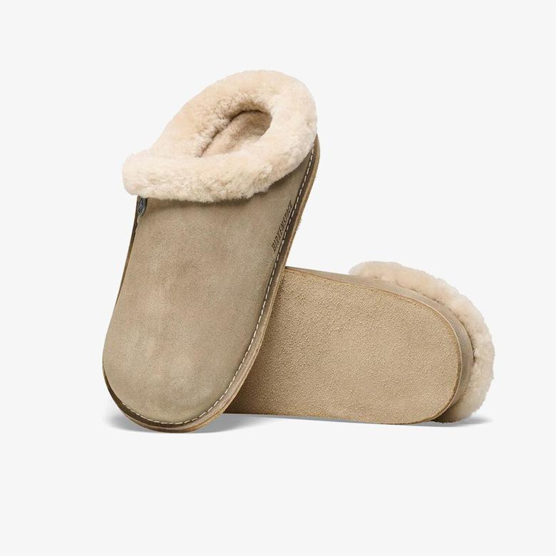 Birkenstock Zermatt Premium Kadın Bej Terlik