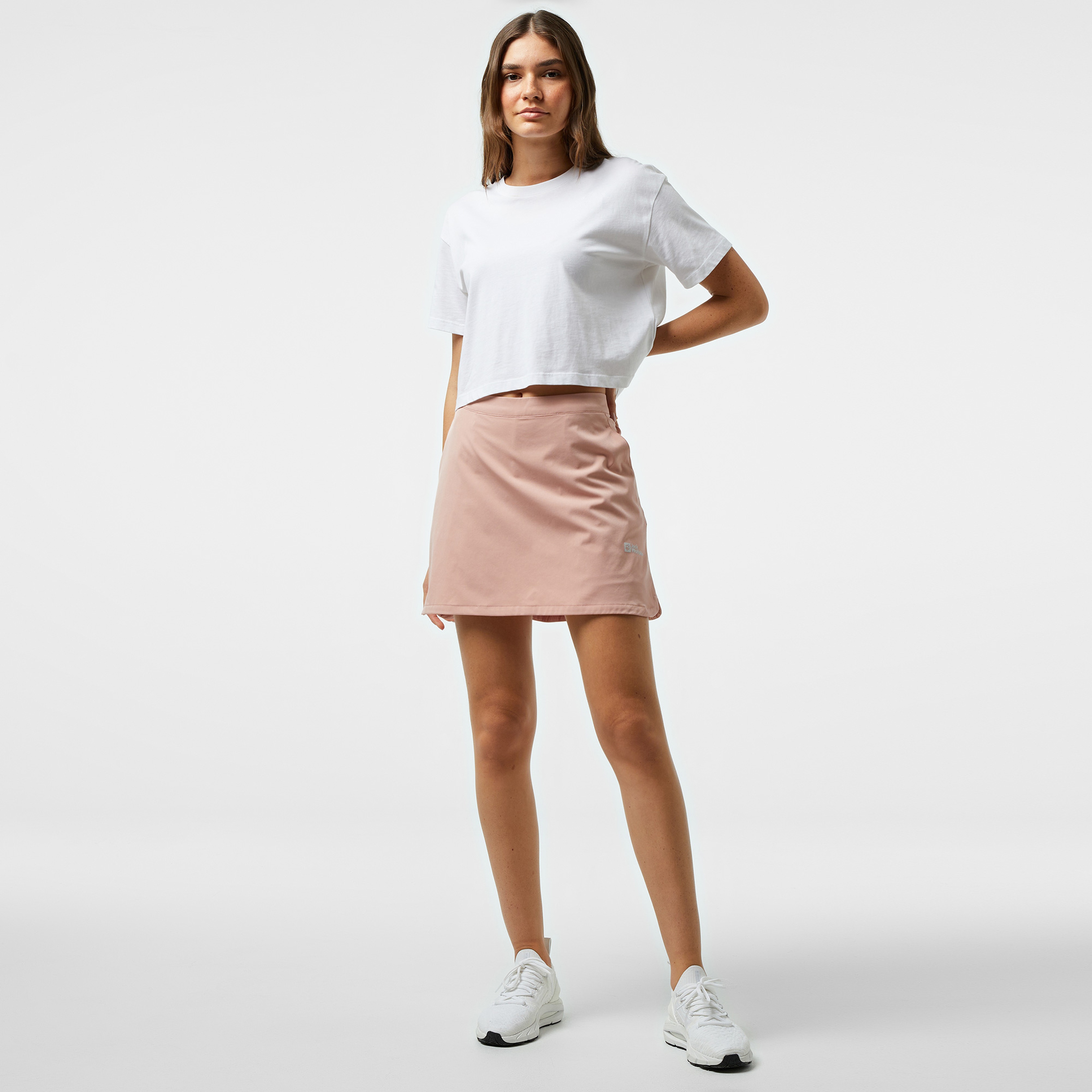 Jack Wolfskin Hiking Alpine Skort Kadın Pembe Etek