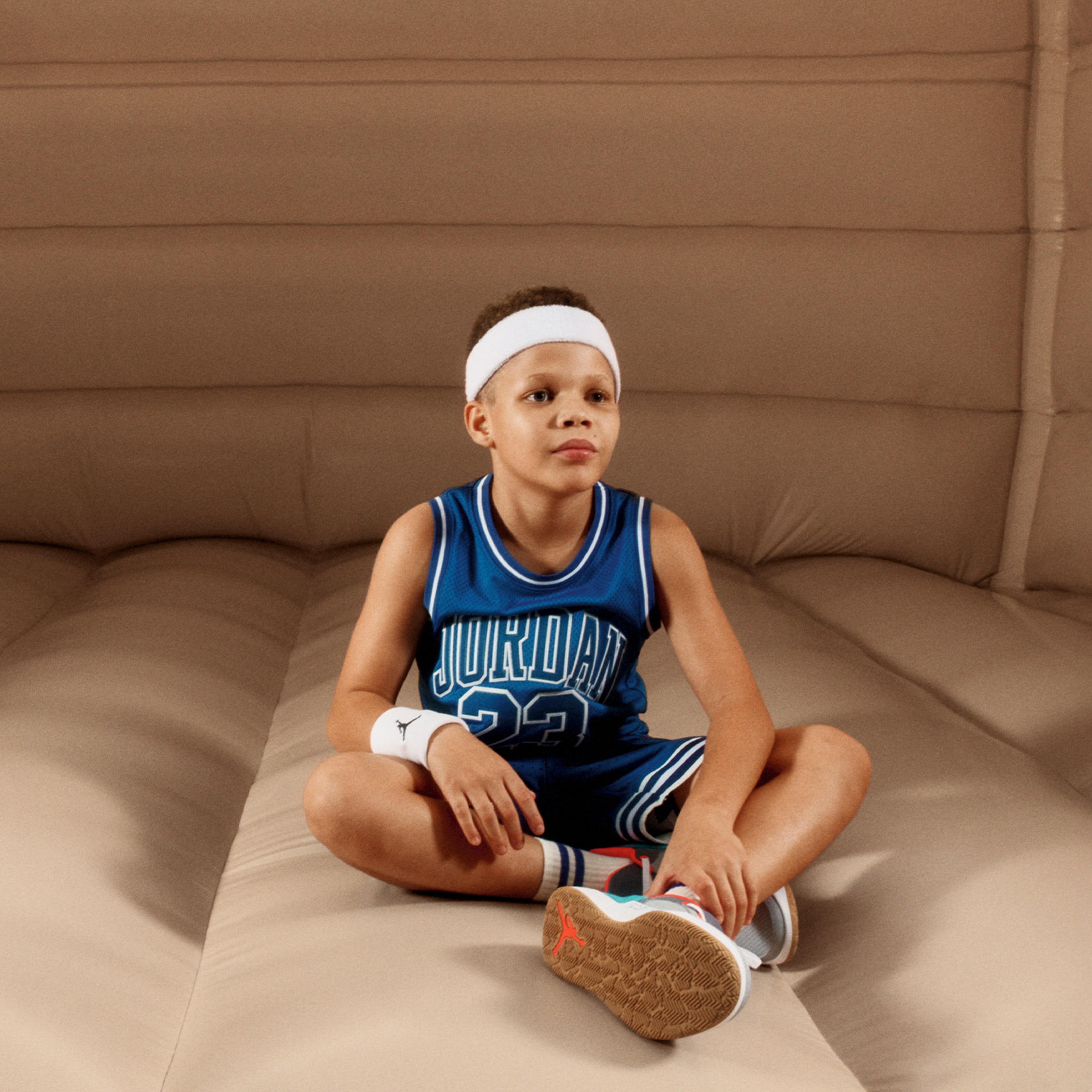 Jordan Air Diamond Basketball Çocuk Mavi Şort