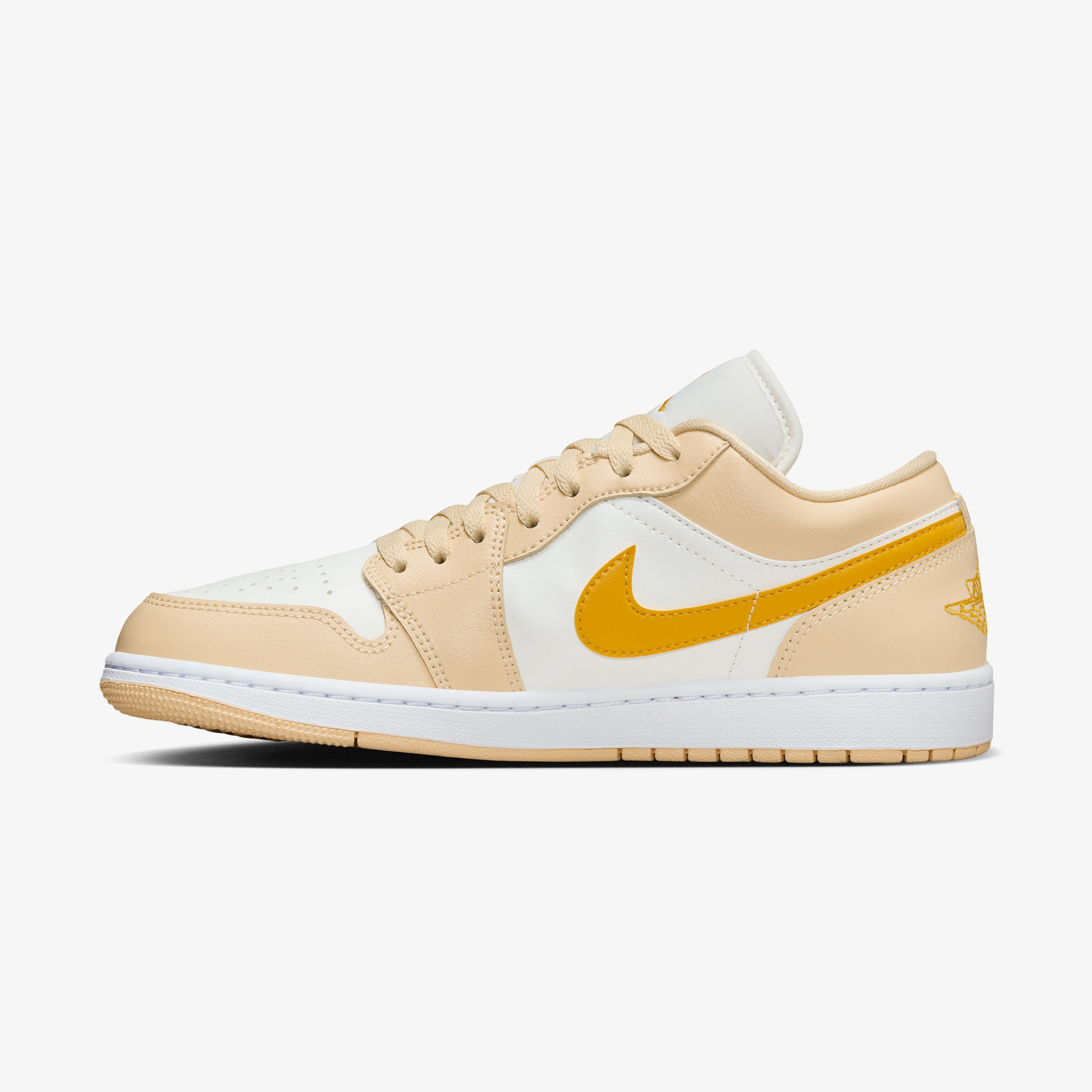 Jordan Air 1 Low Kadın Krem/Sarı Spor Ayakkabı