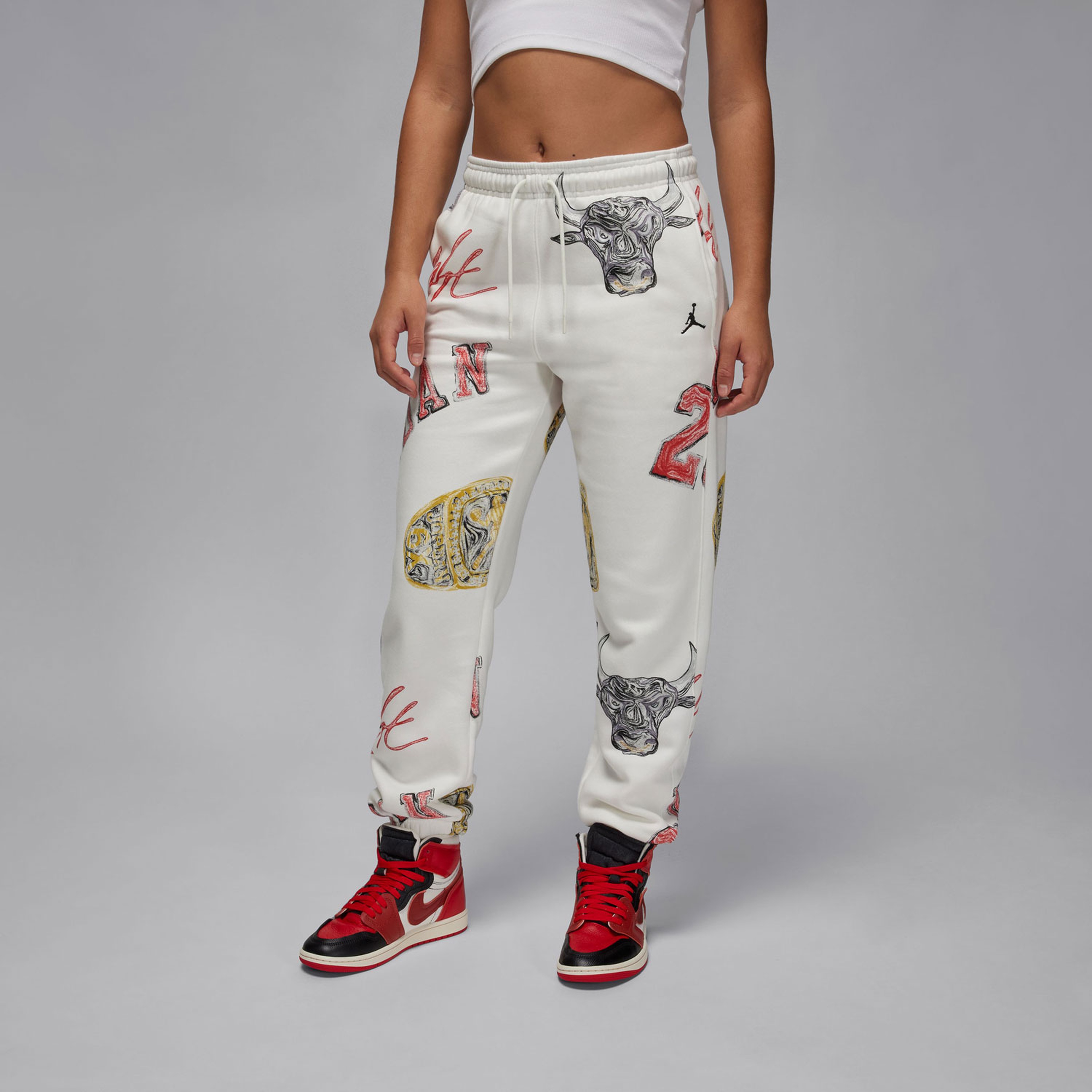 Nike Full Length Kadın Krem Eşofman Altı