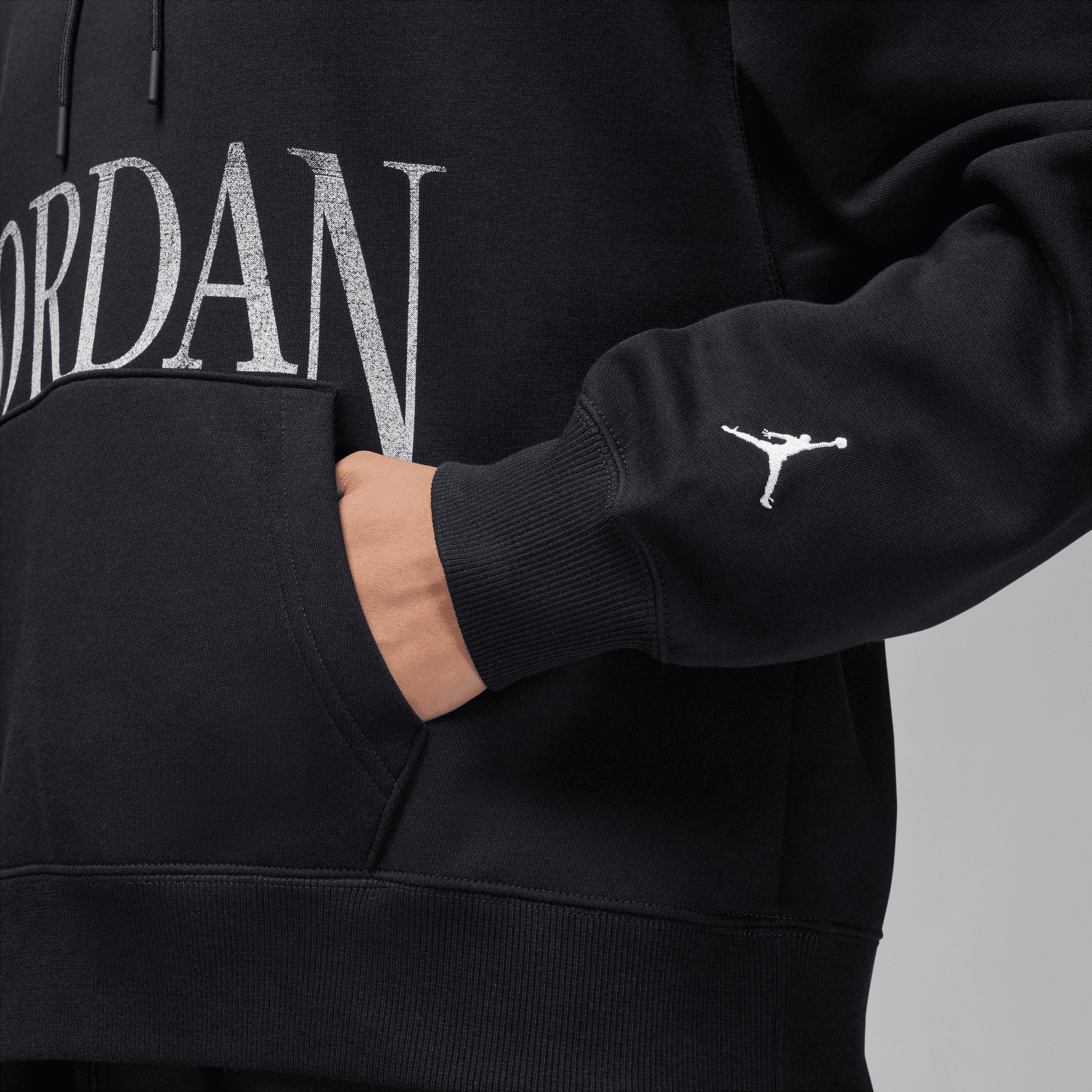 Jordan Brooklyn Fleece Kadın Siyah Hoodie