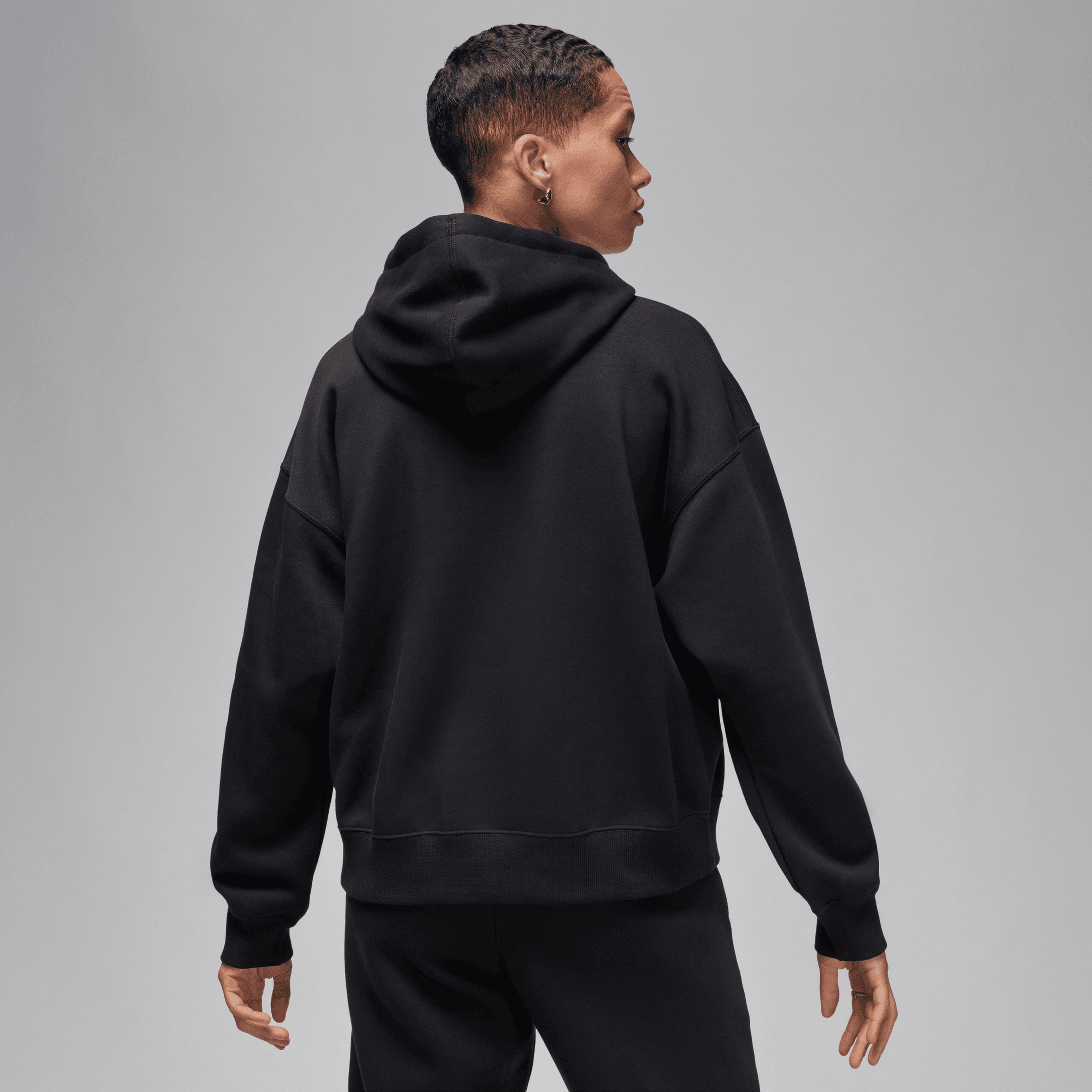 Jordan Brooklyn Fleece Kadın Siyah Hoodie