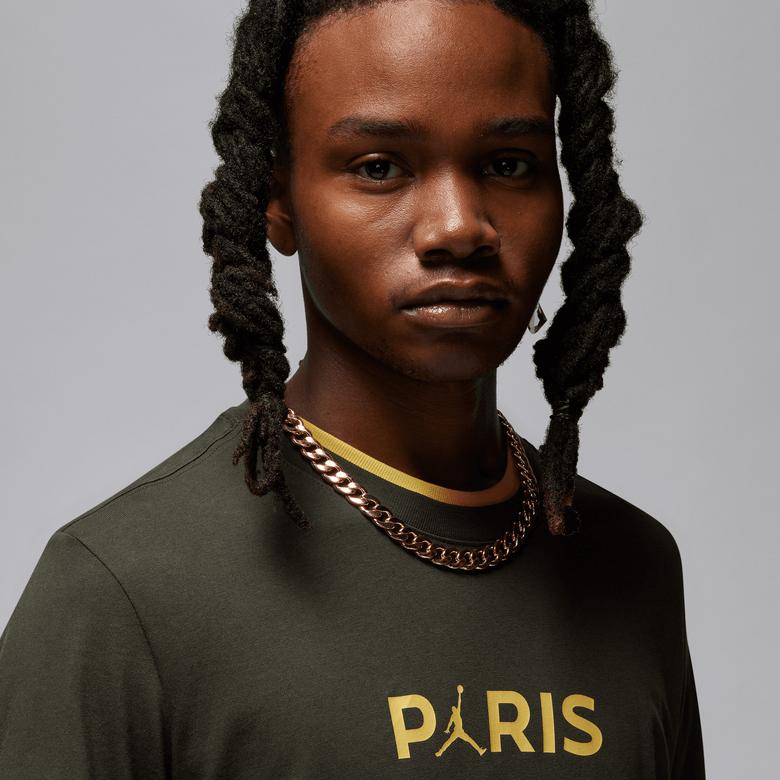 Nike Paris Saint-Germain Erkek Yeşil T-Shirt
