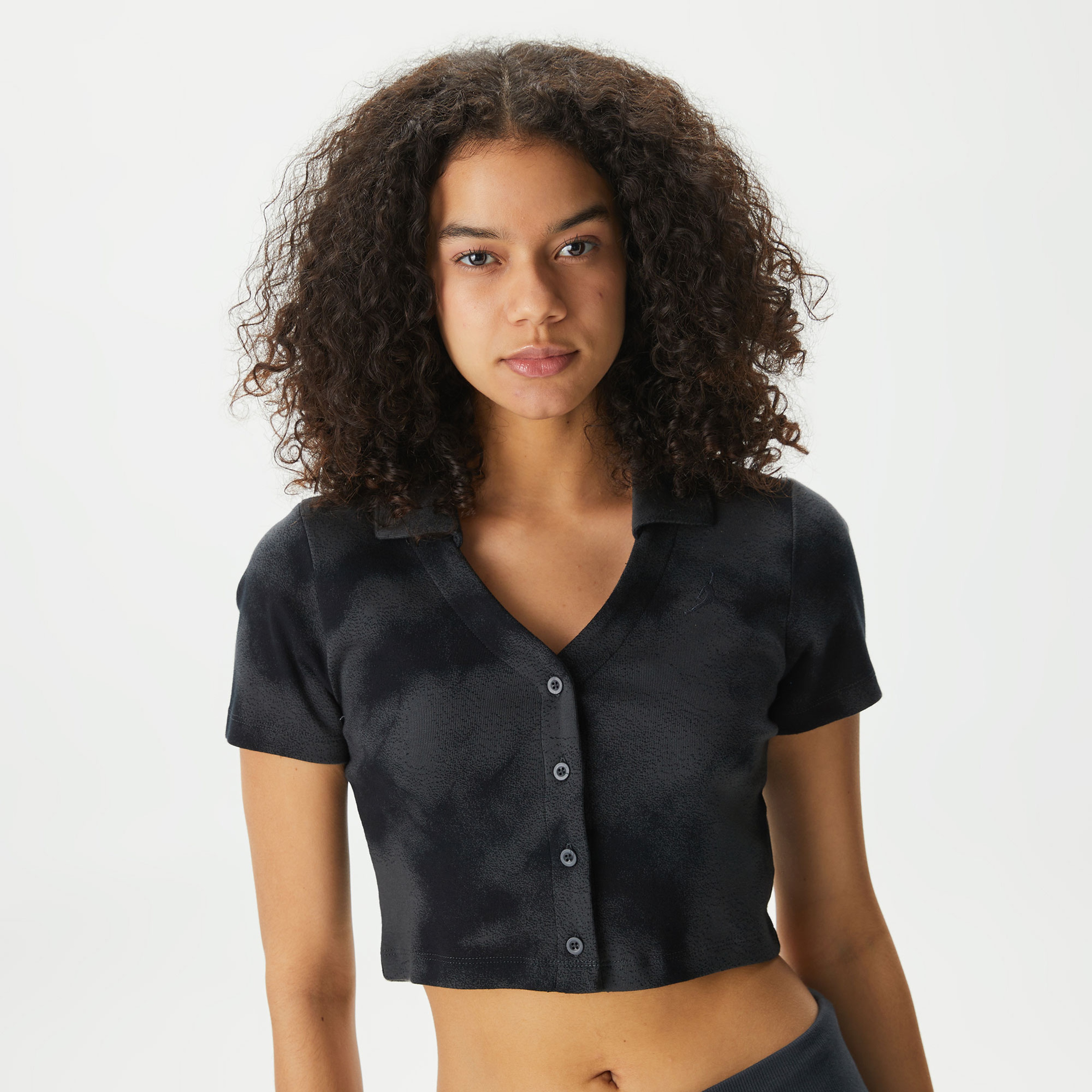 Jordan Sleeve Top Kadın Gri T-Shirt