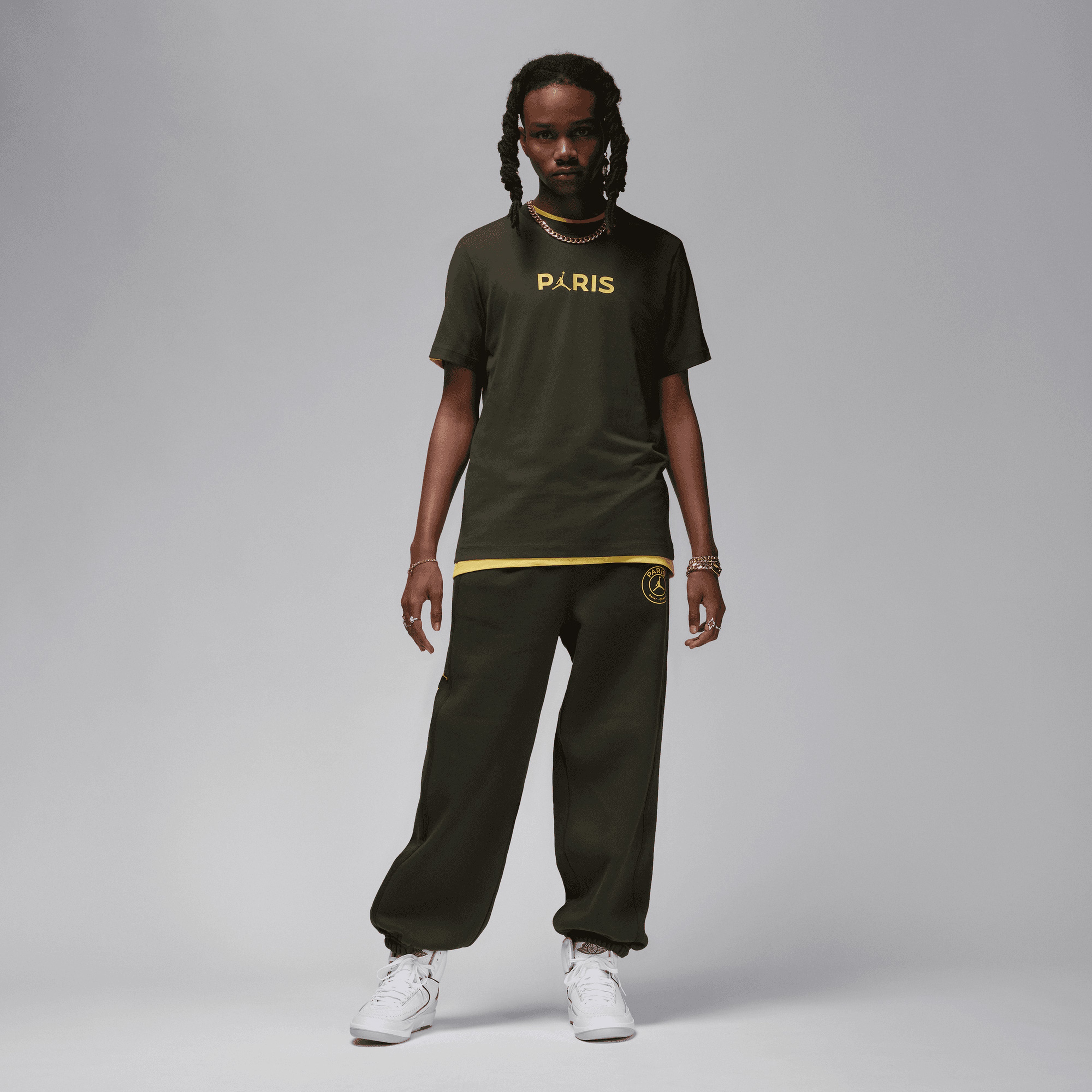 Nike Paris Saint-Germain Erkek Yeşil T-Shirt