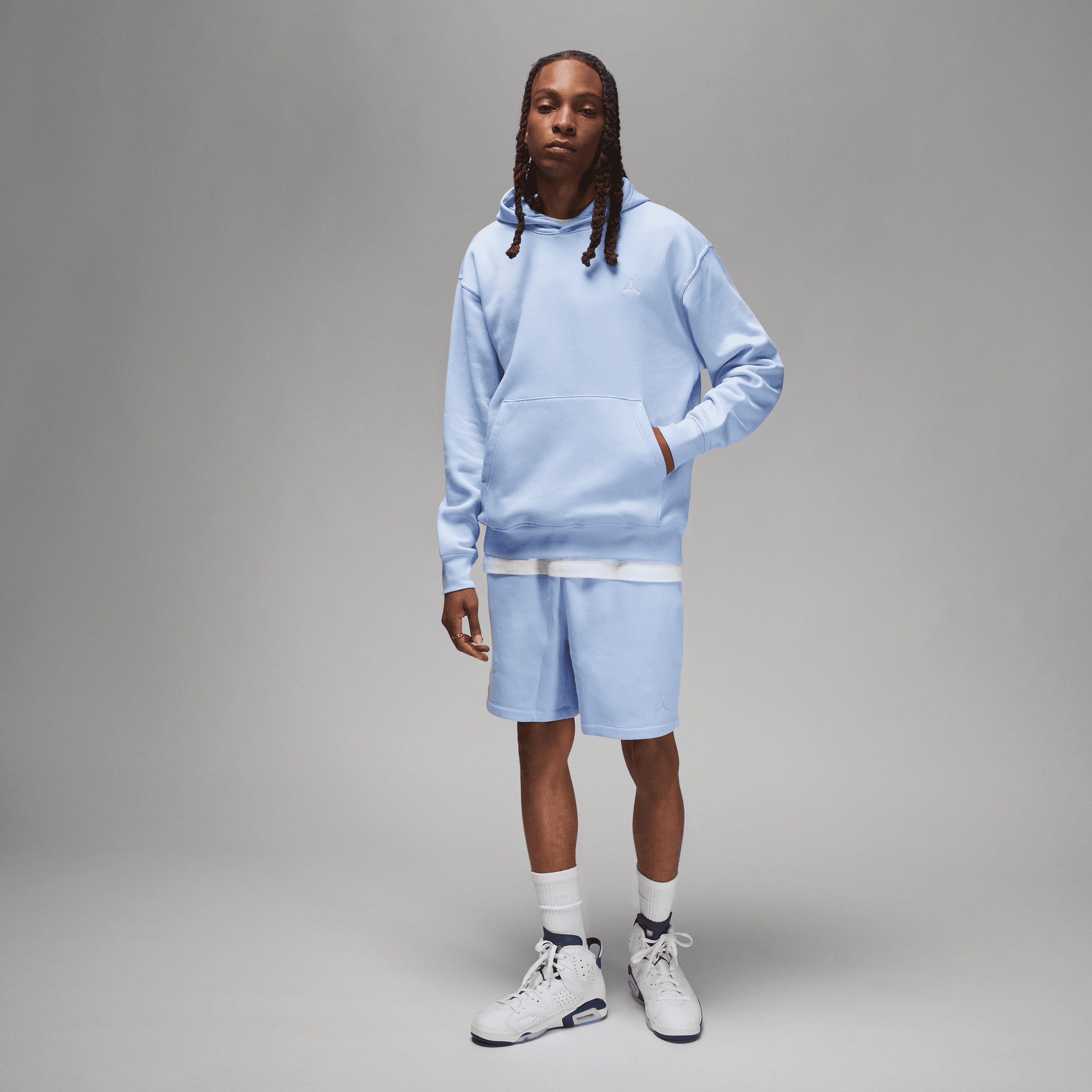 Jordan Air Essentials Fleece Erkek Mavi Şort