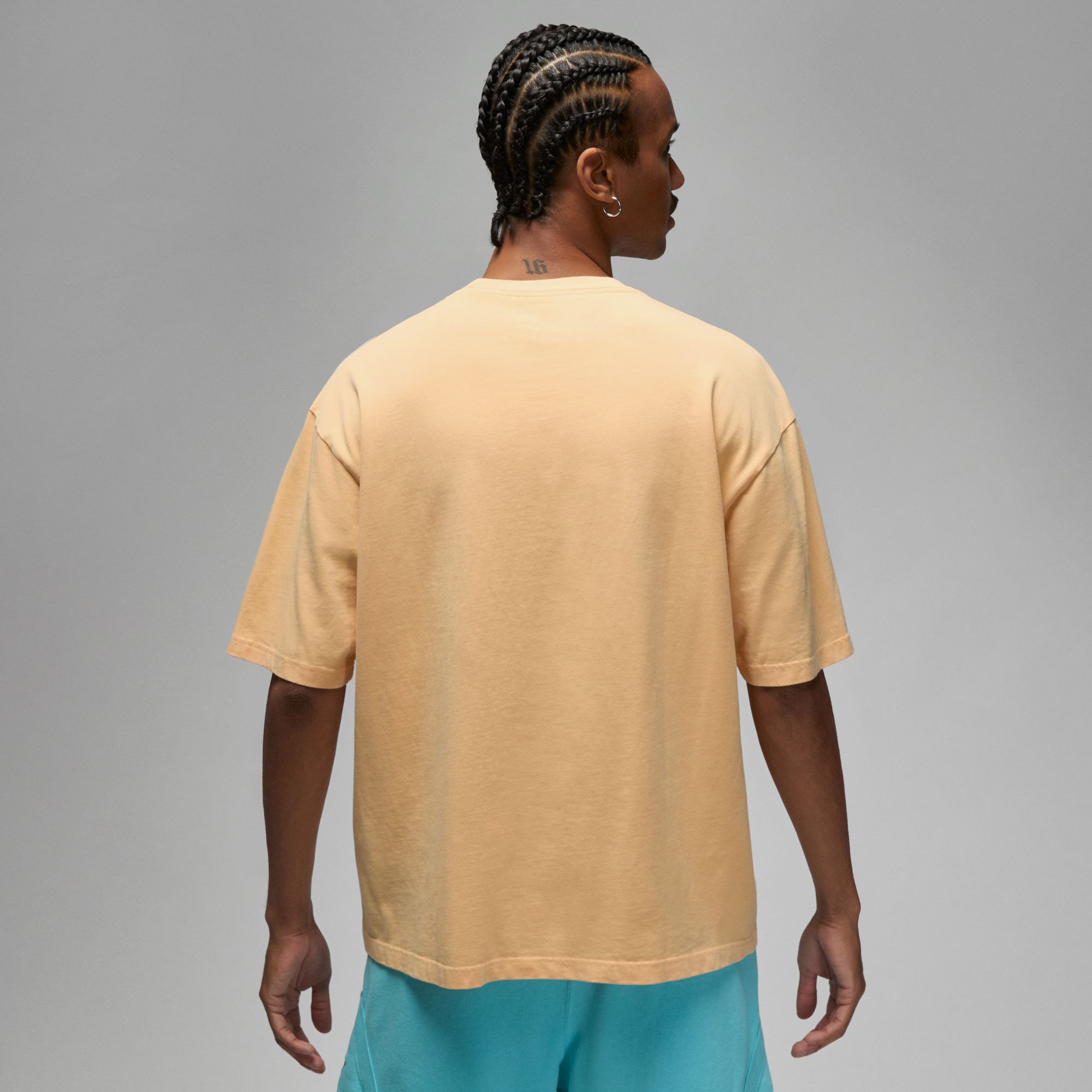 Jordan Flight Essential Wsh Oversize Crew Erkek Bej T-Shirt