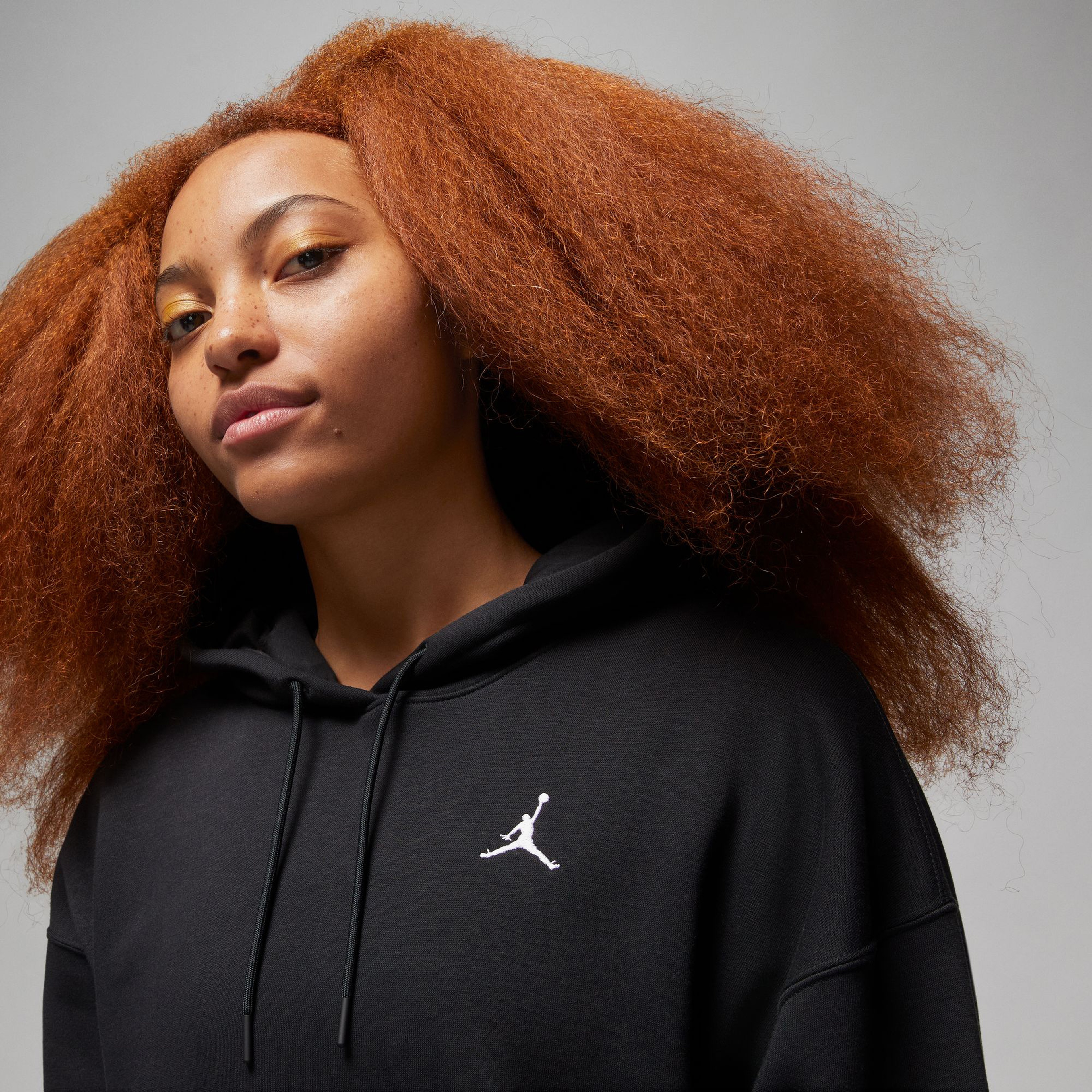 Jordan Brooklyn Fleeceo 2 Kadın Siyah Hoodie
