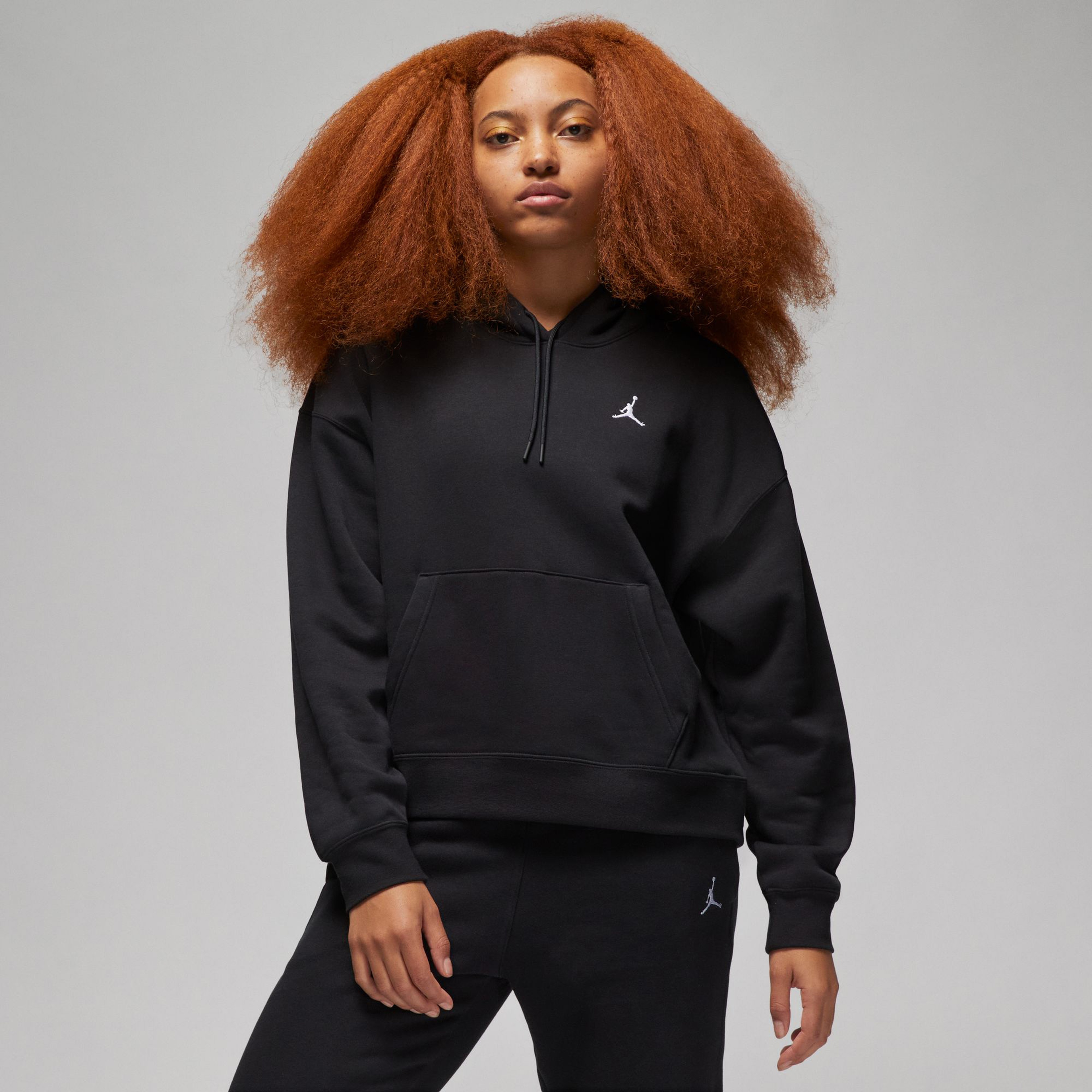 Jordan Brooklyn Fleeceo 2 Kadın Siyah Hoodie