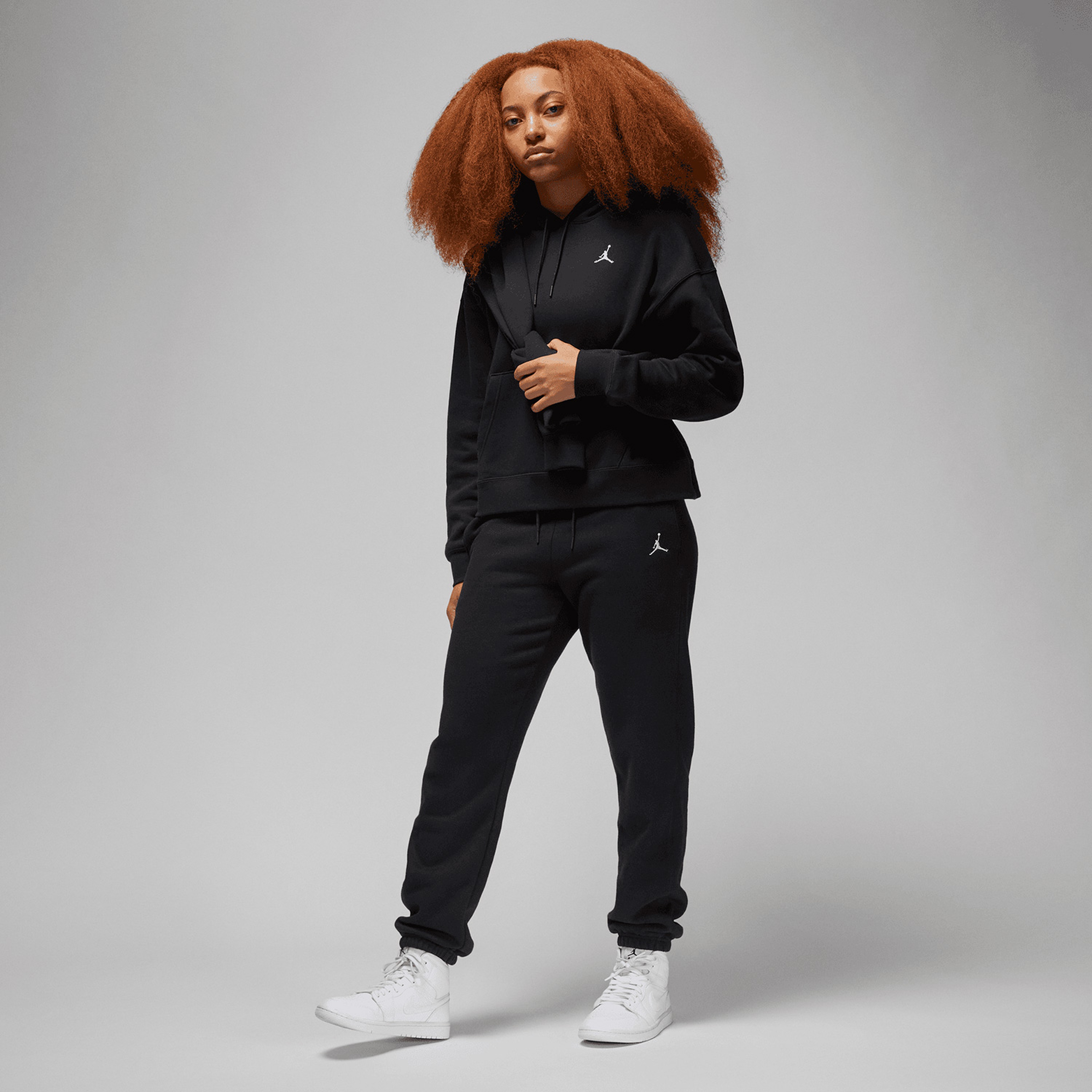 Jordan Brkln Flc 2 Kadın Siyah Eşofman Altı