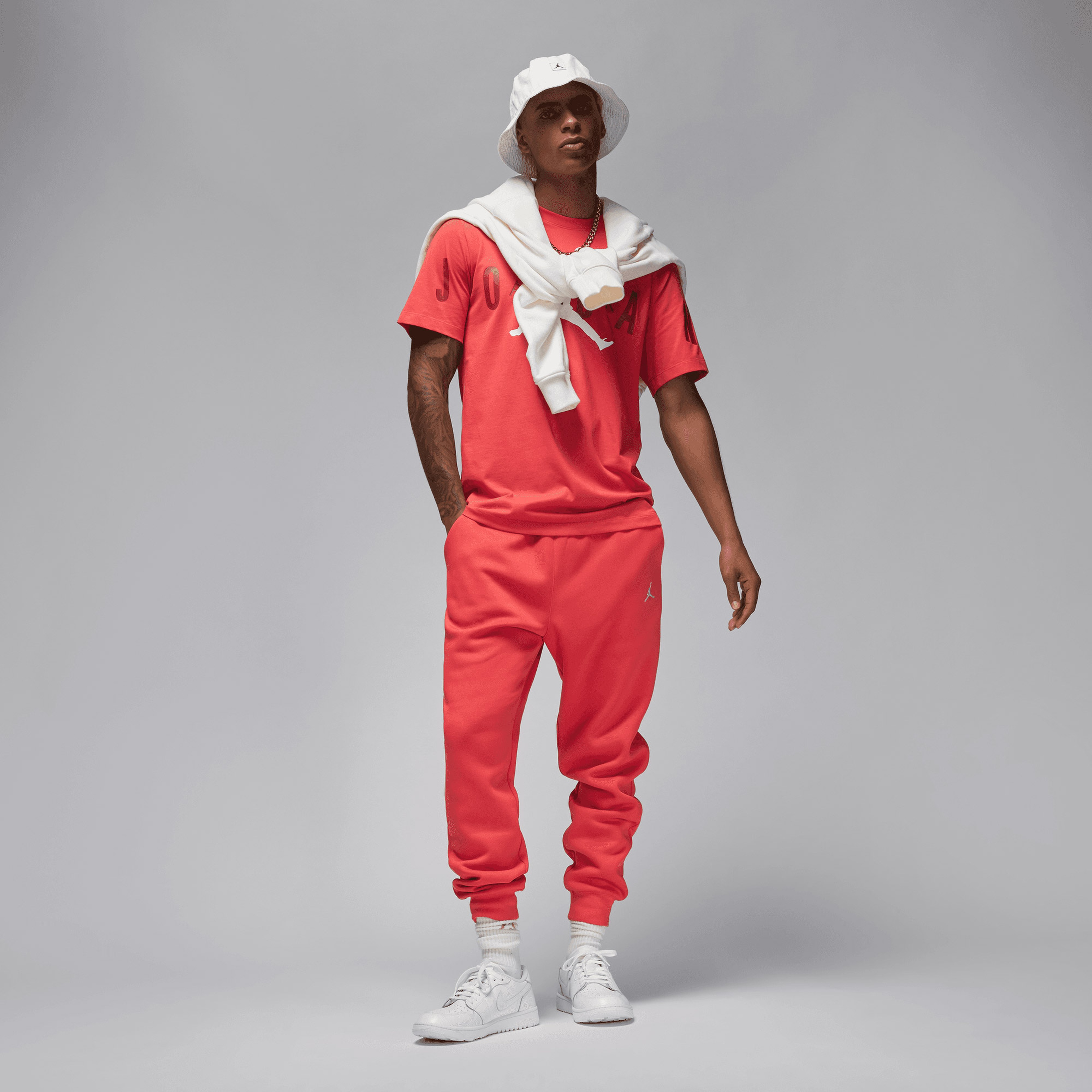 Jordan Essentials Erkek Pembe Eşofman Altı