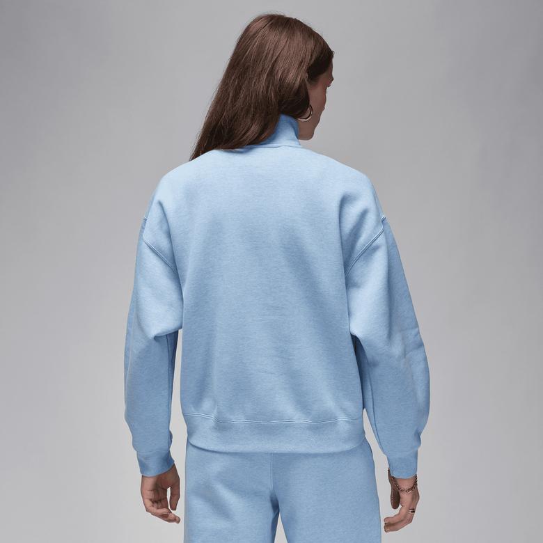 Jordan Flight Fleece Kadın Mavi Sweatshirt