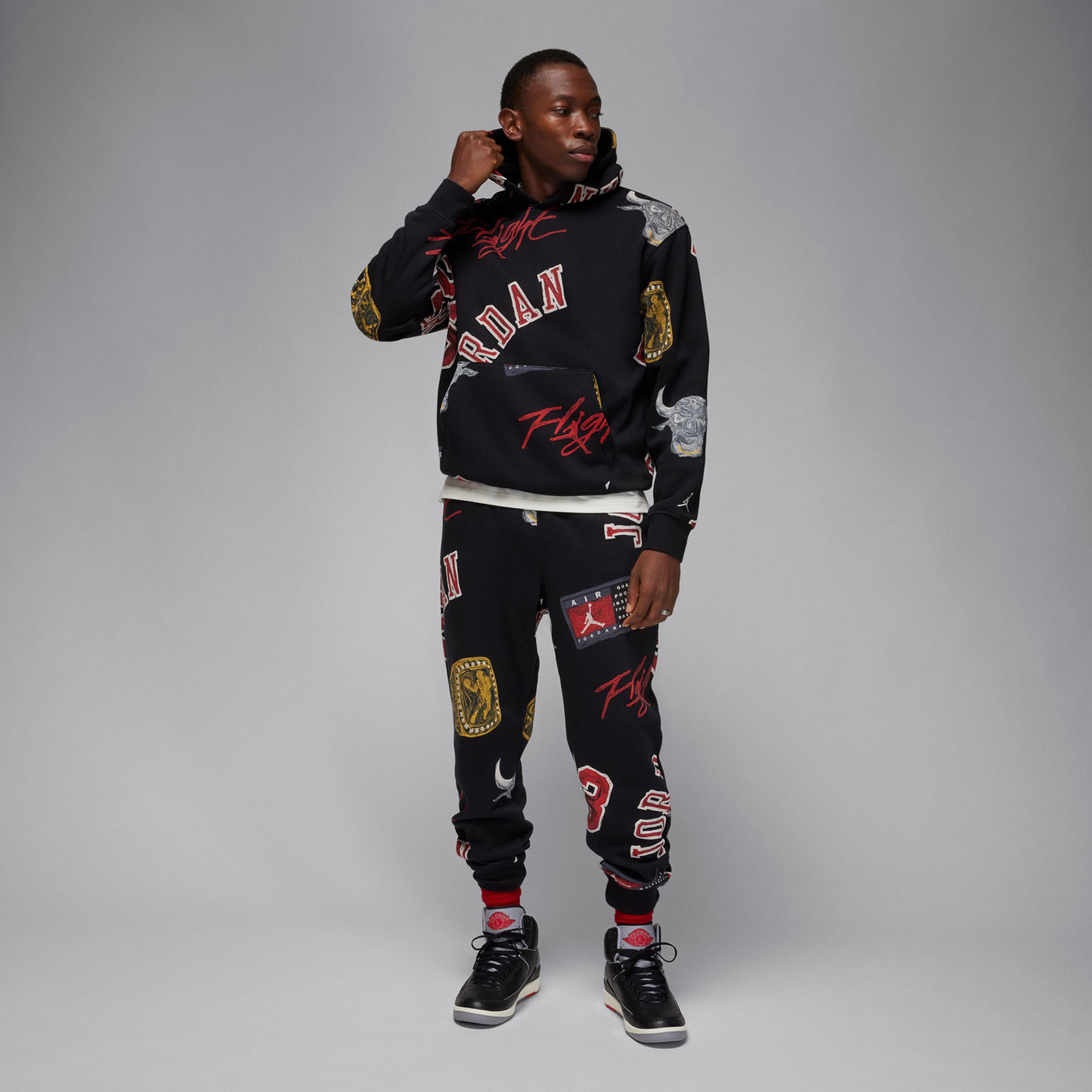 Jordan Essentials Erkek Siyah Hoodie