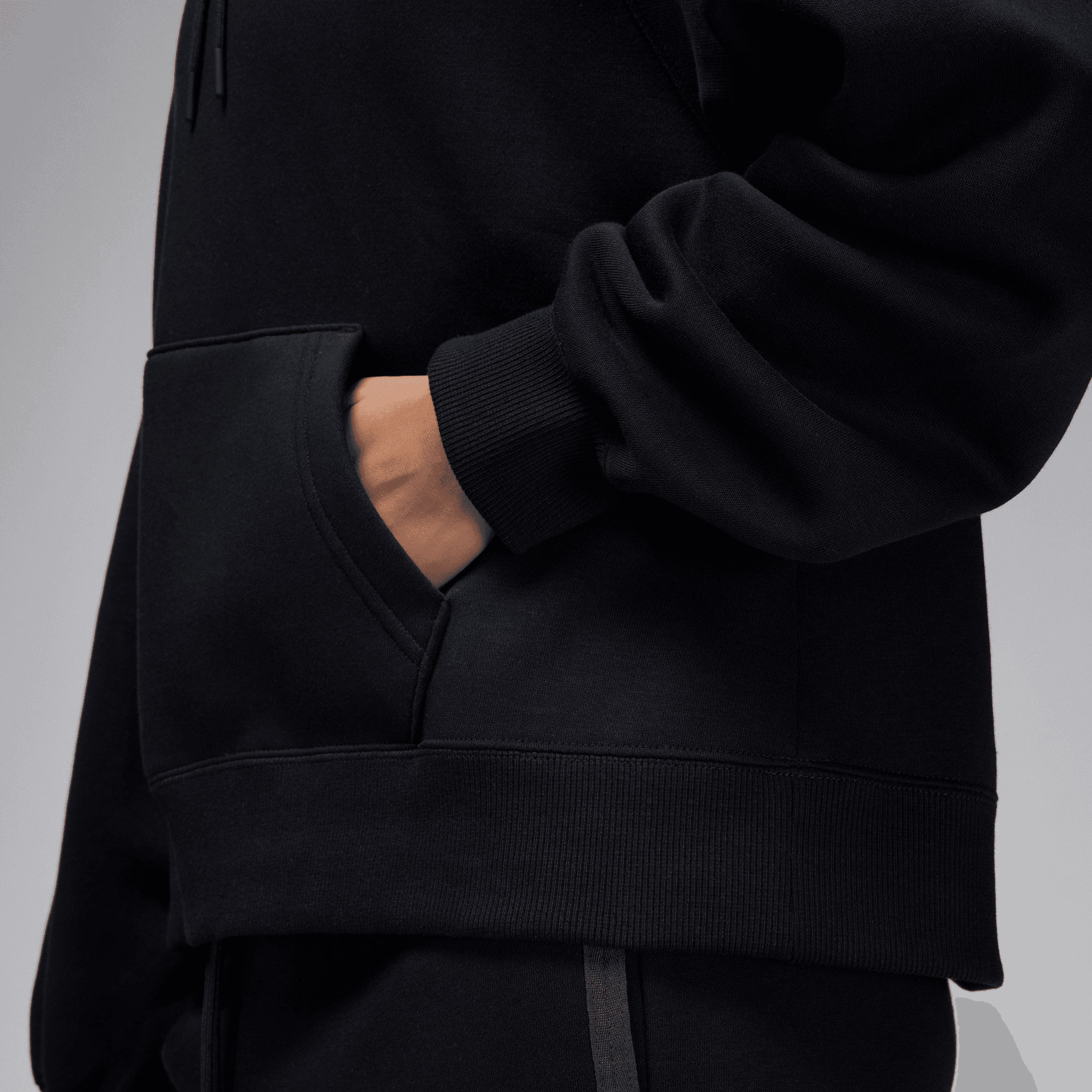 Nike Paris Saint-Germain Brooklyn Fleece Kadın Siyah/Gri Hoodie