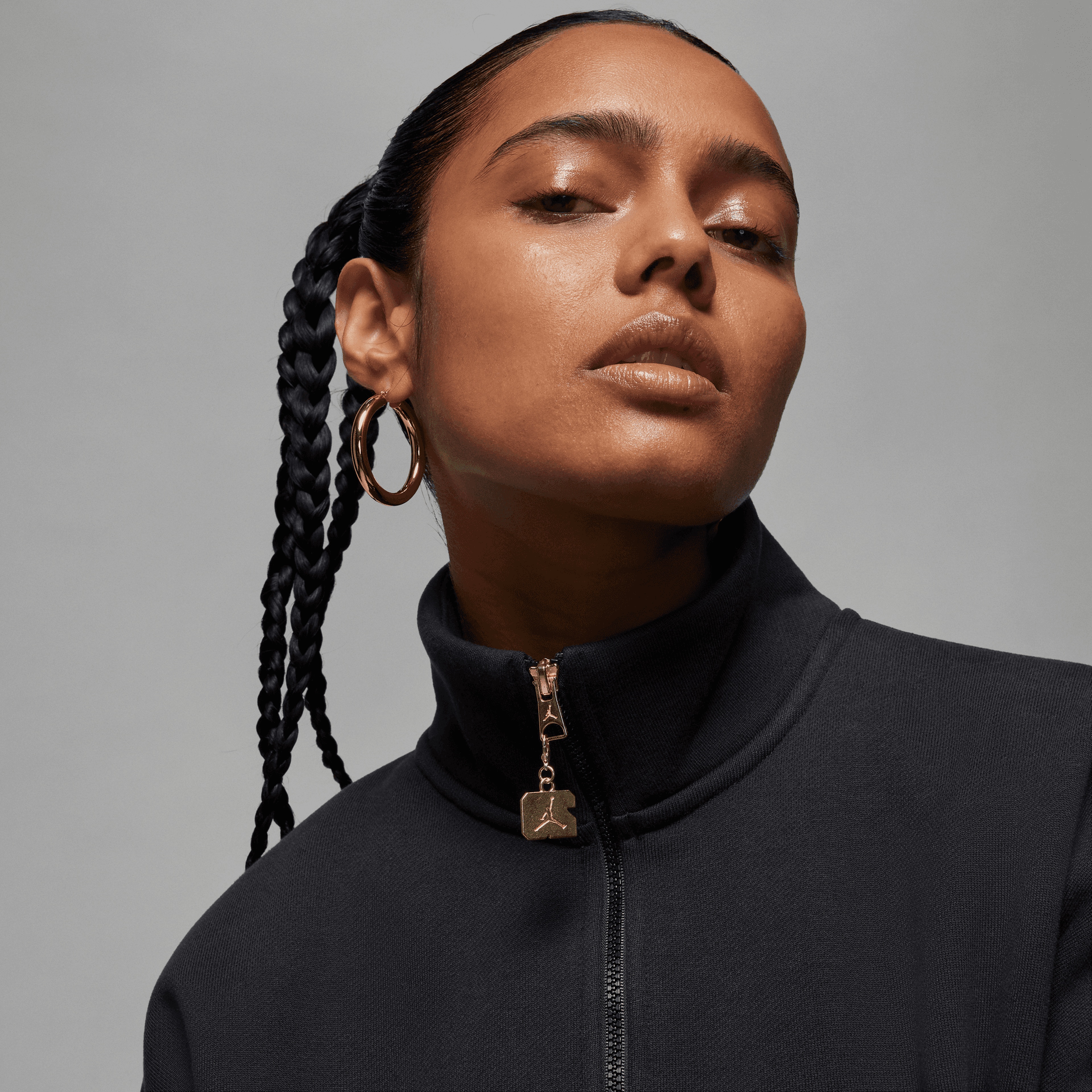 Jordan Flight Fleece Kadın Siyah Sweatshirt