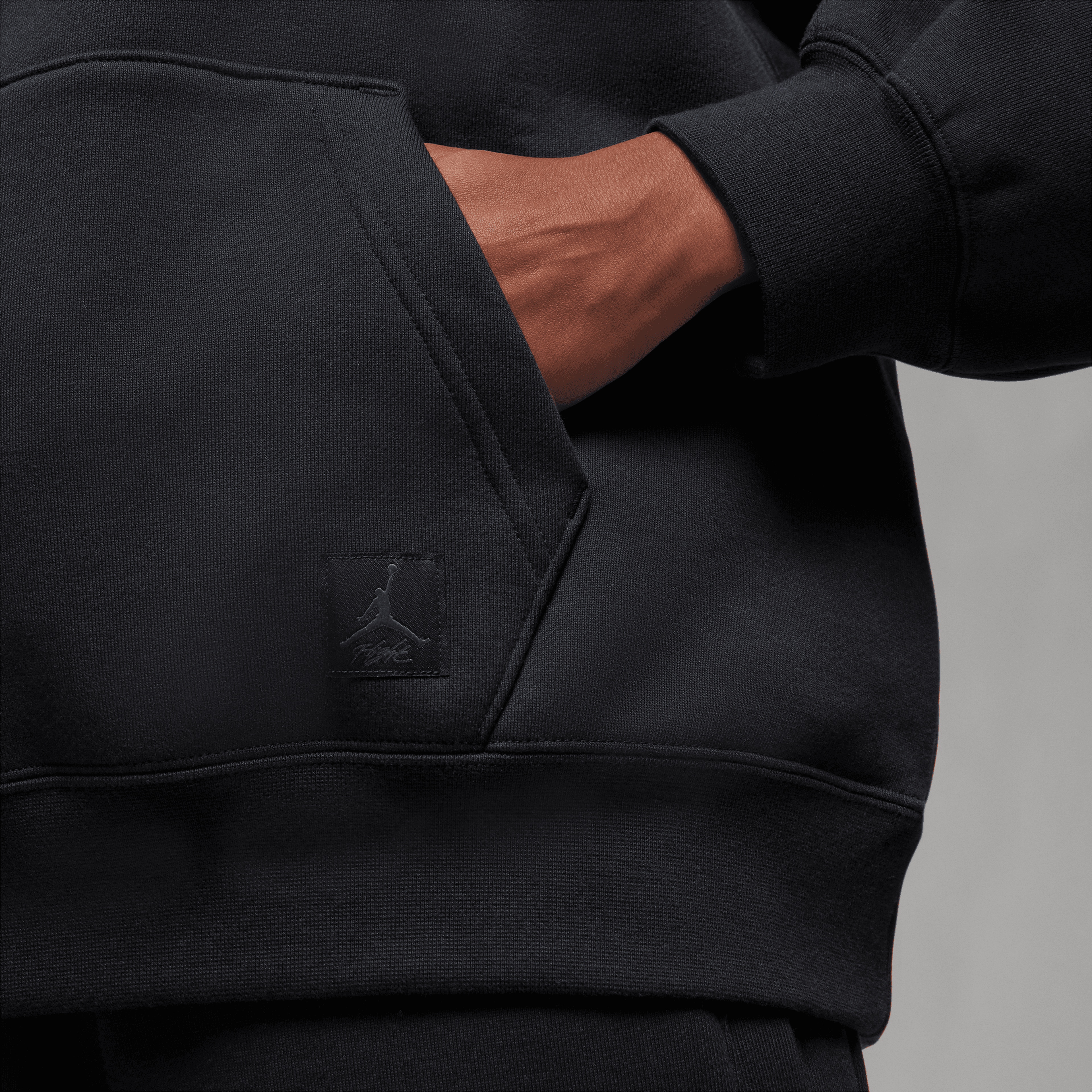 Jordan Flight Fleece Kadın Siyah Sweatshirt