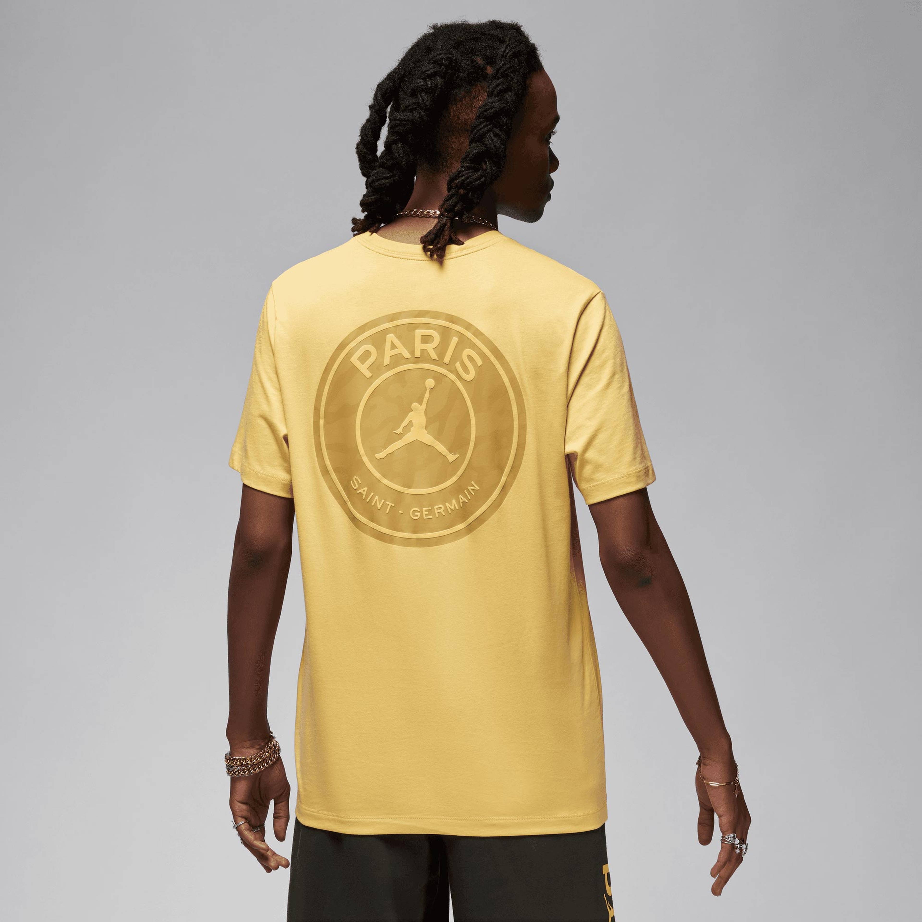 Nike Paris Saint-Germain Erkek Sarı/Altın T-Shirt