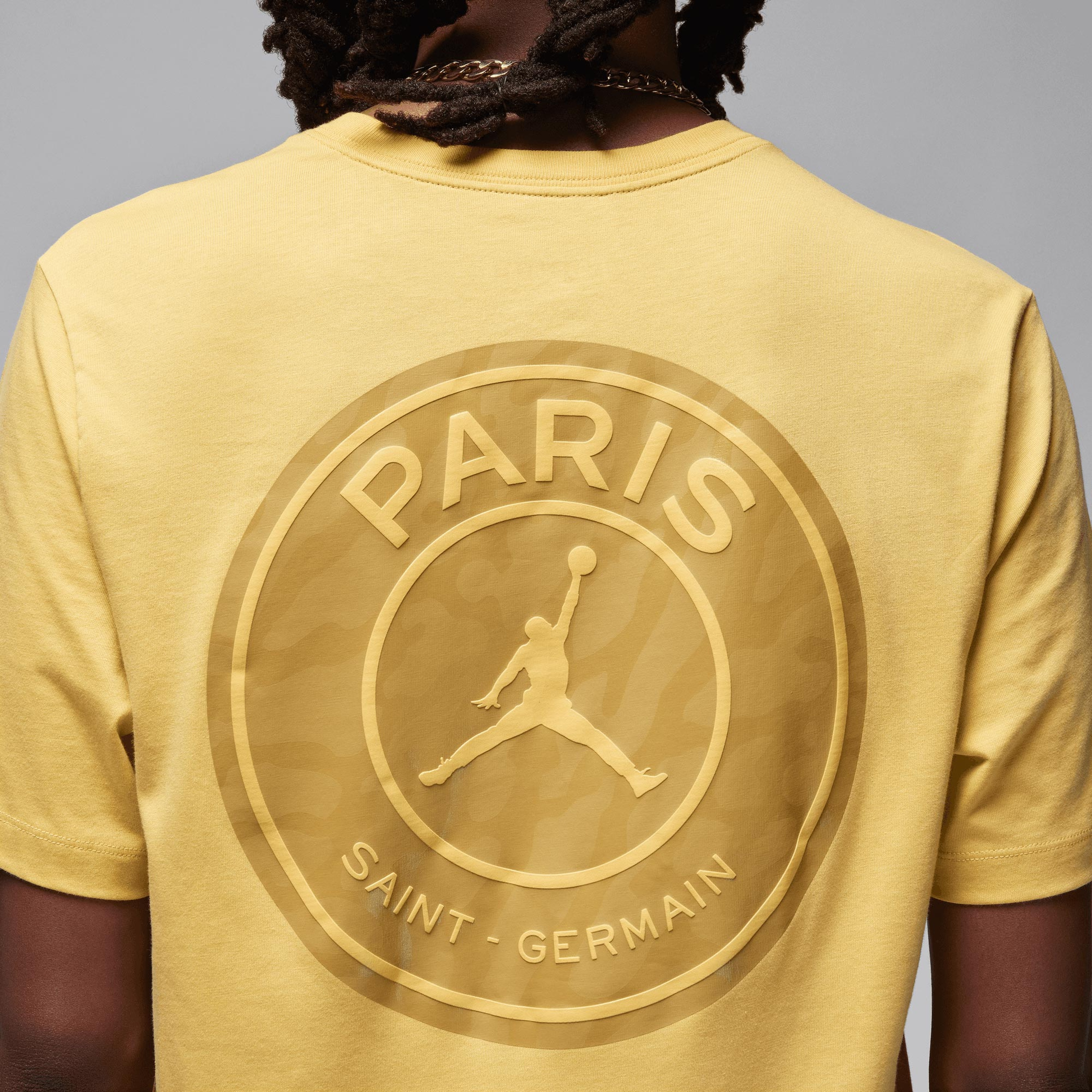 Nike Paris Saint-Germain Erkek Sarı/Altın T-Shirt
