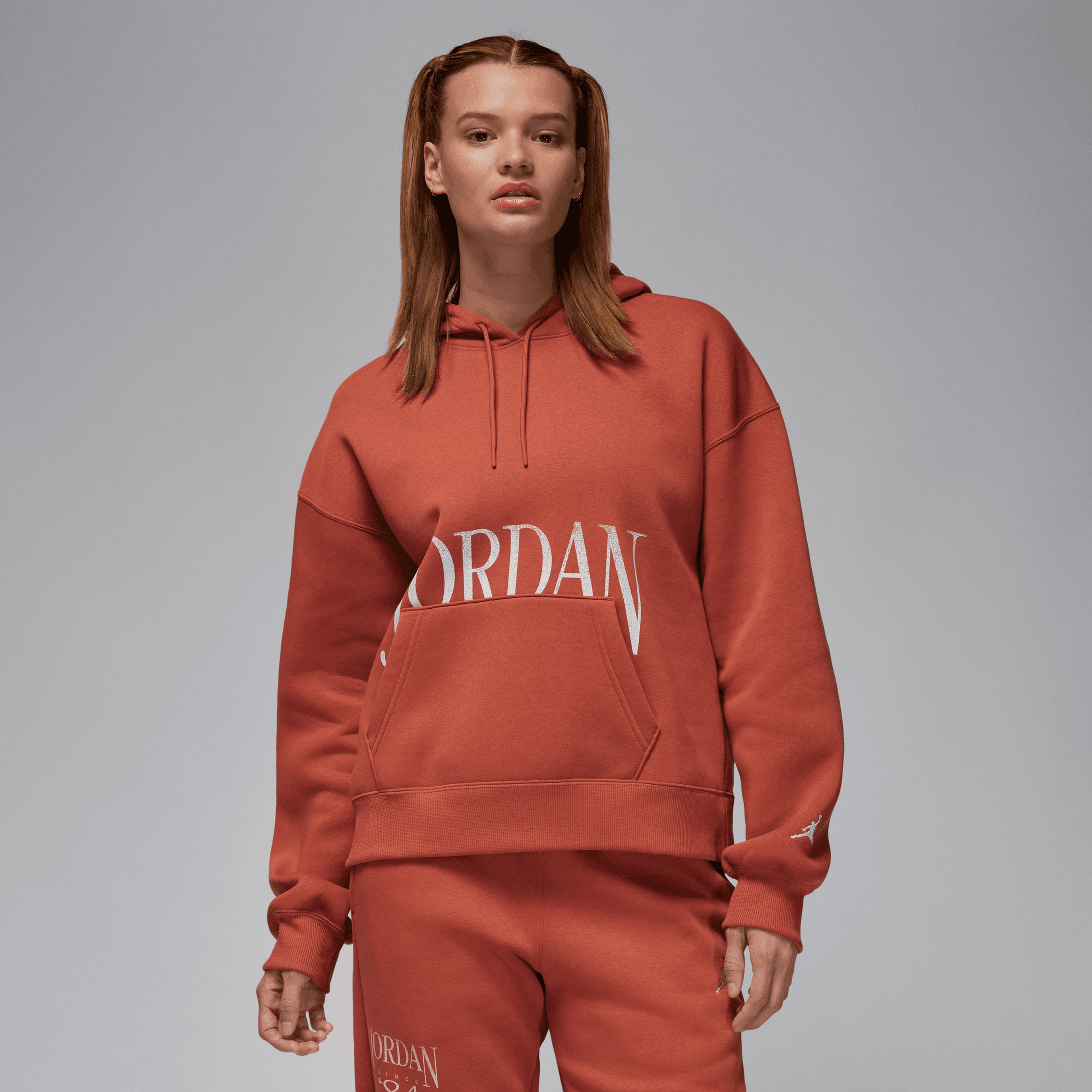 Jordan Brooklyn Fleece Kadın Kahverengi Hoodie