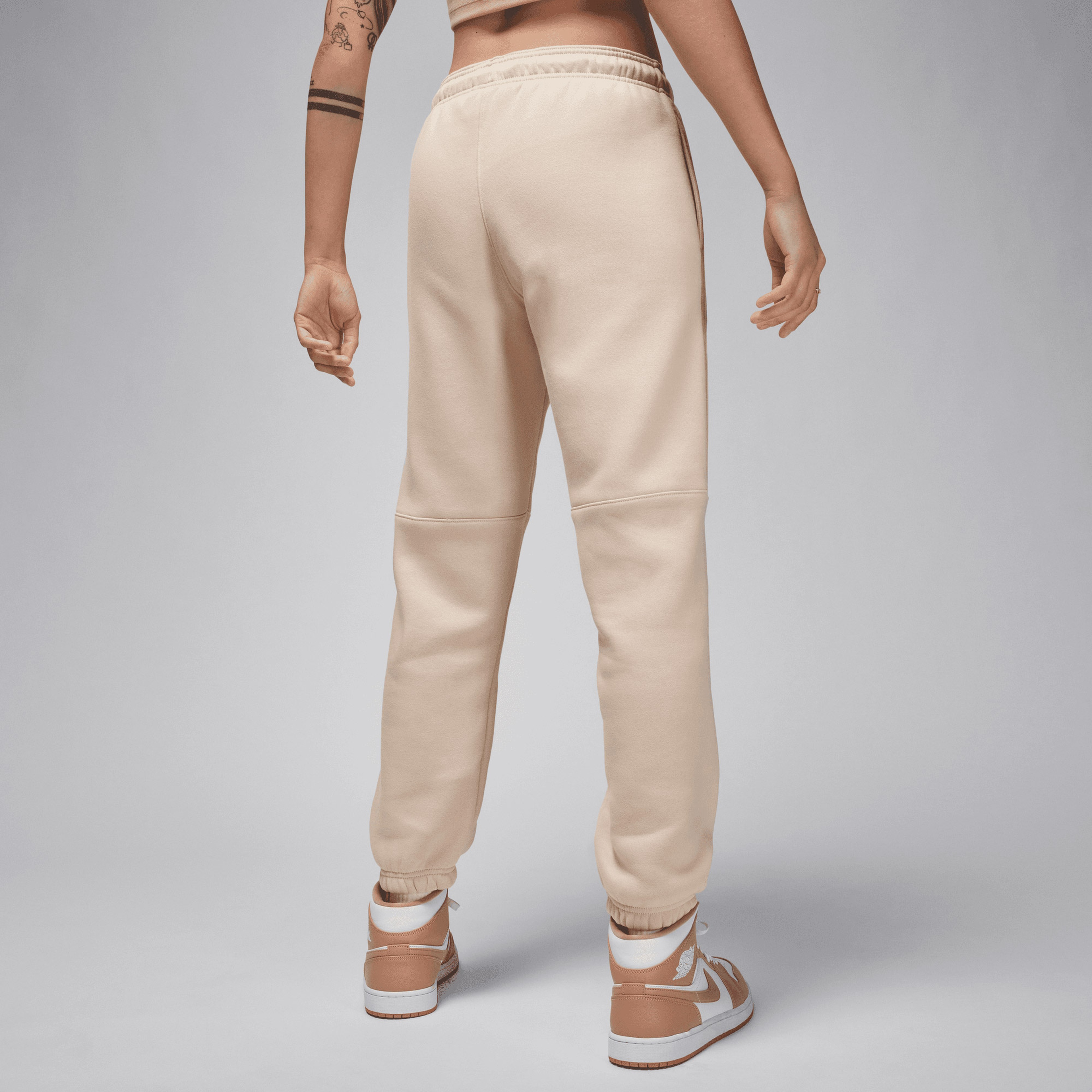 Nike Paris Saint-Germain Brooklyn Fleece Kadın Krem Eşofman Altı