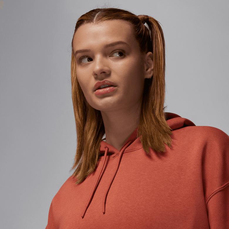 Jordan Brooklyn Fleece Kadın Kahverengi Hoodie