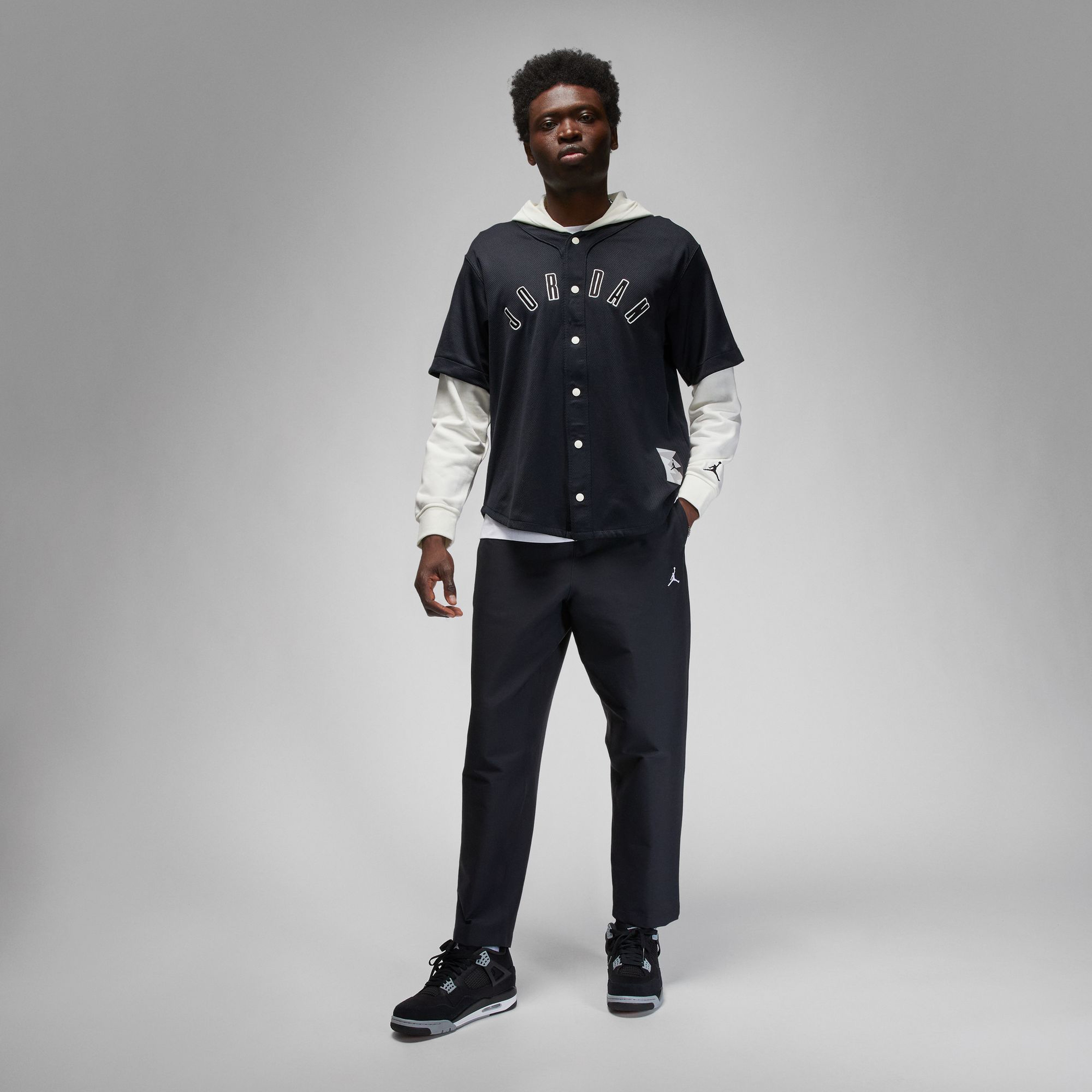 Jordan Essential Crop Erkek Siyah Eşofman Altı