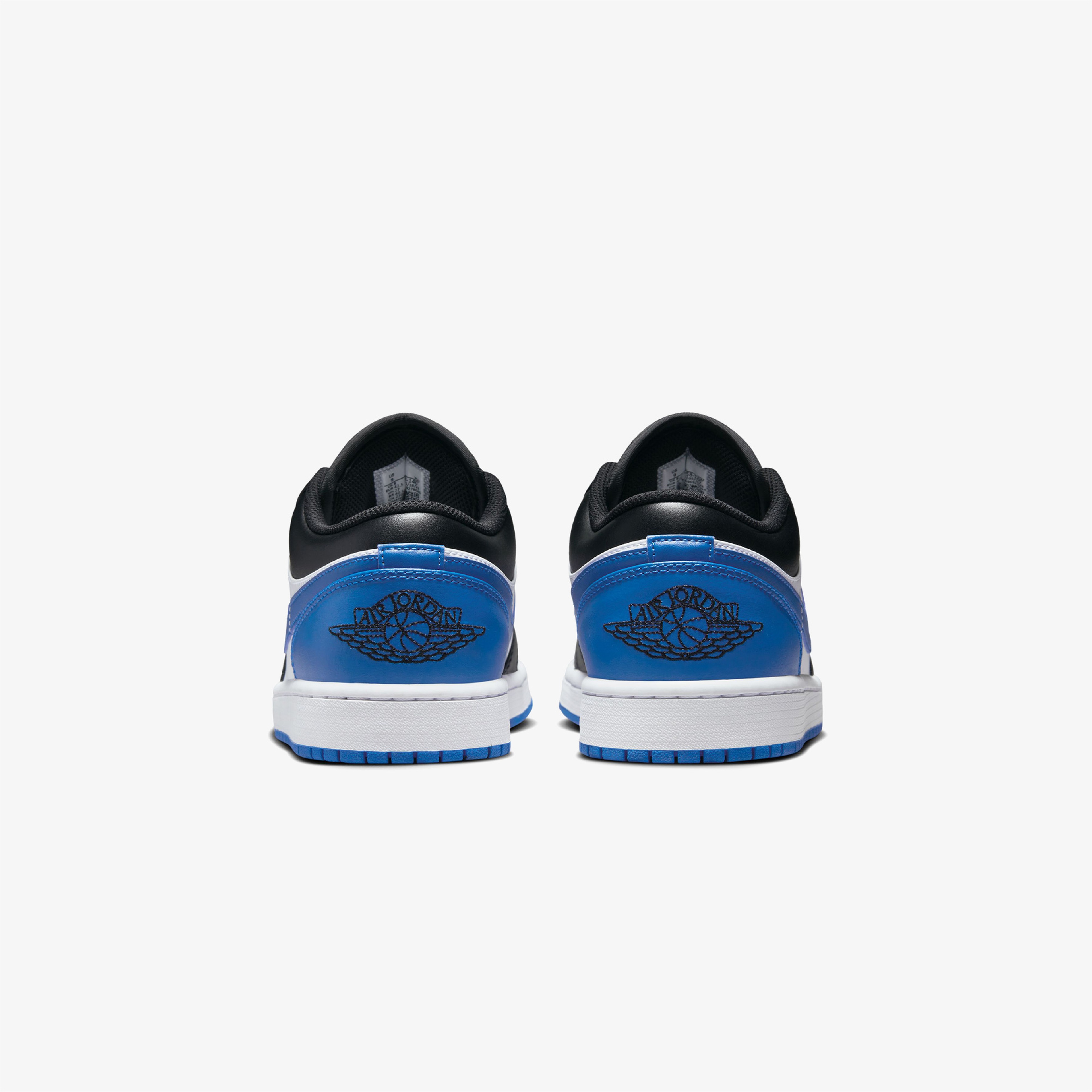 Jordan Air 1 Low Erkek Beyaz/Siyah/Mavi Sneaker
