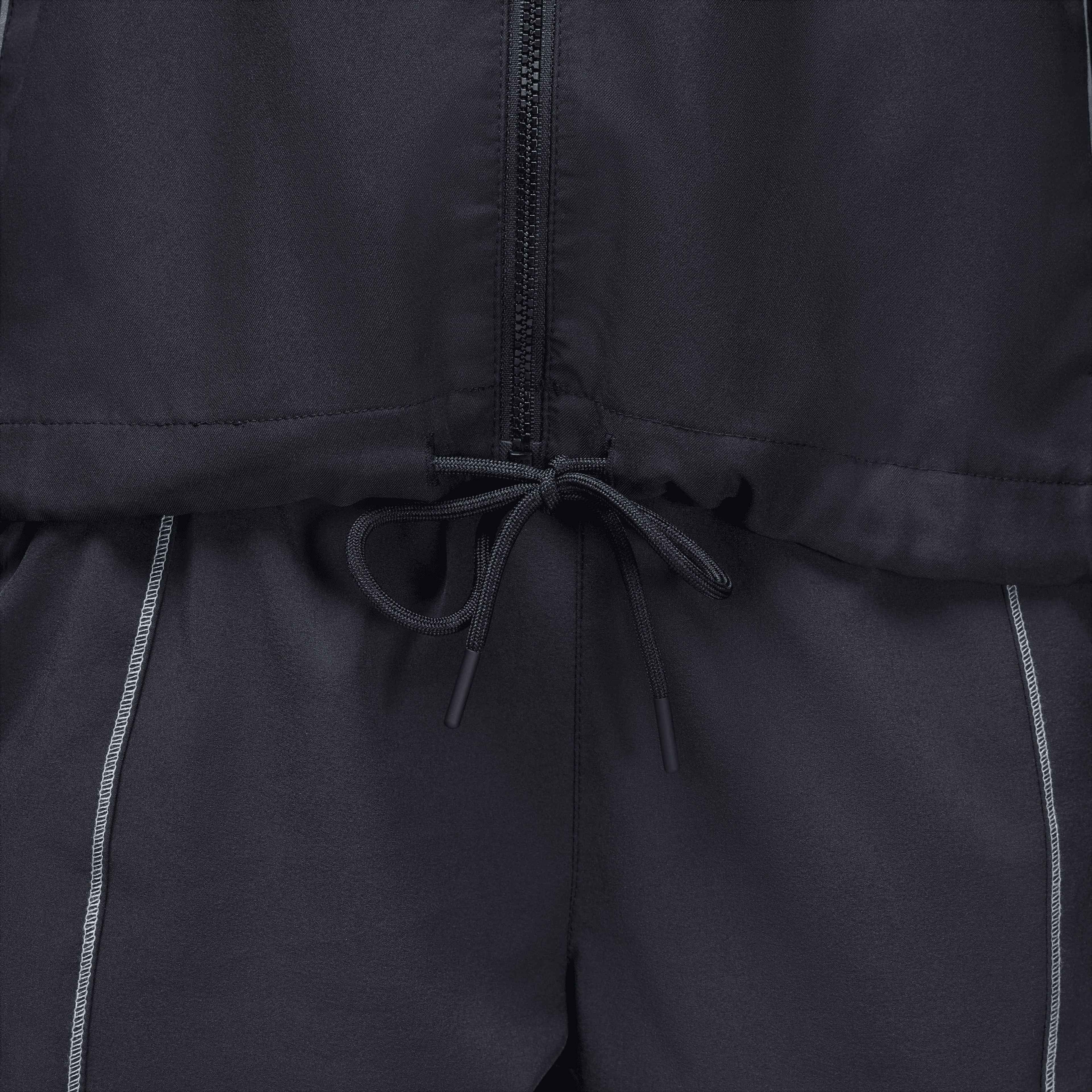 Jordan Hip Length Kadın Siyah Ceket