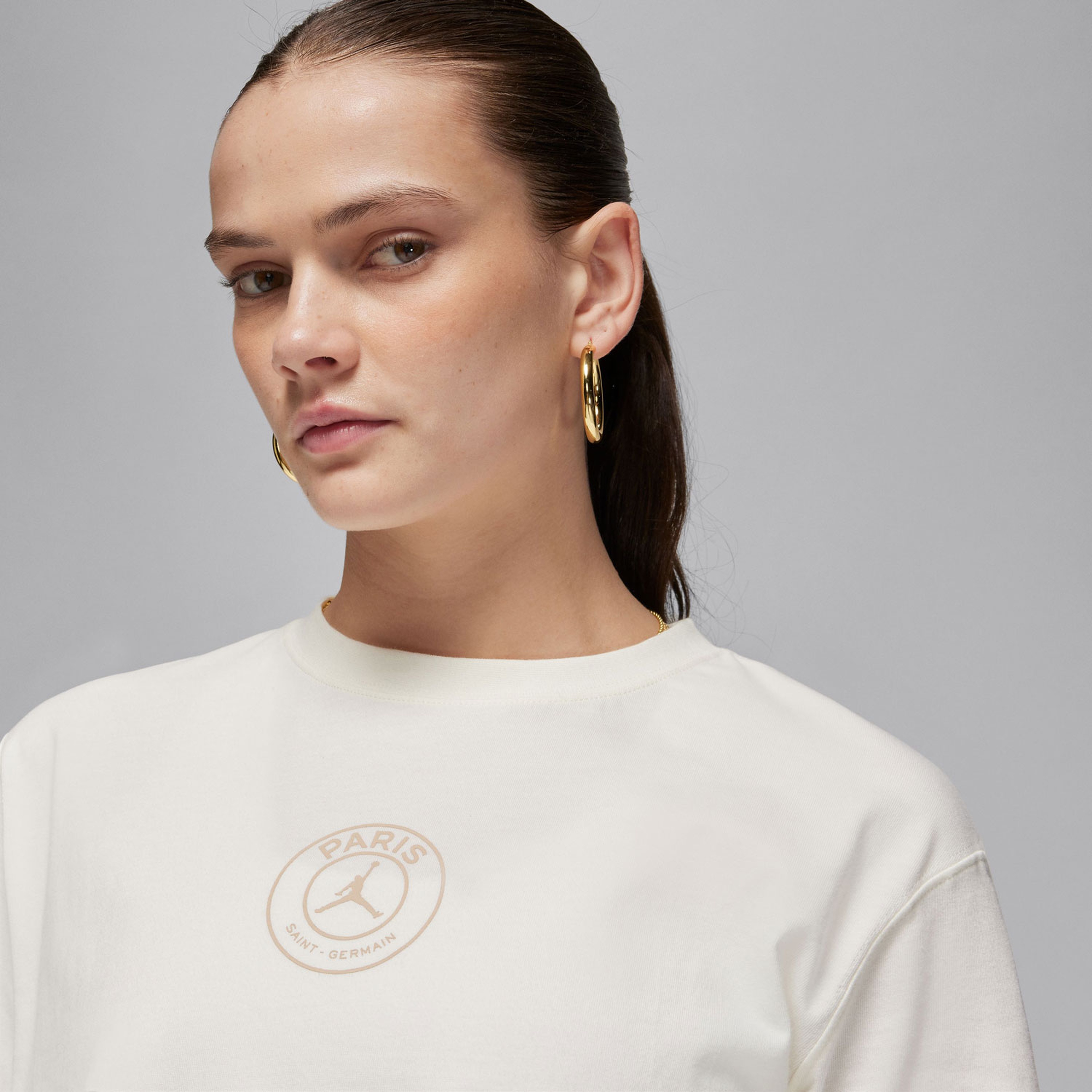 Nike Paris Saint-Germain Kadın Beyaz T-Shirt