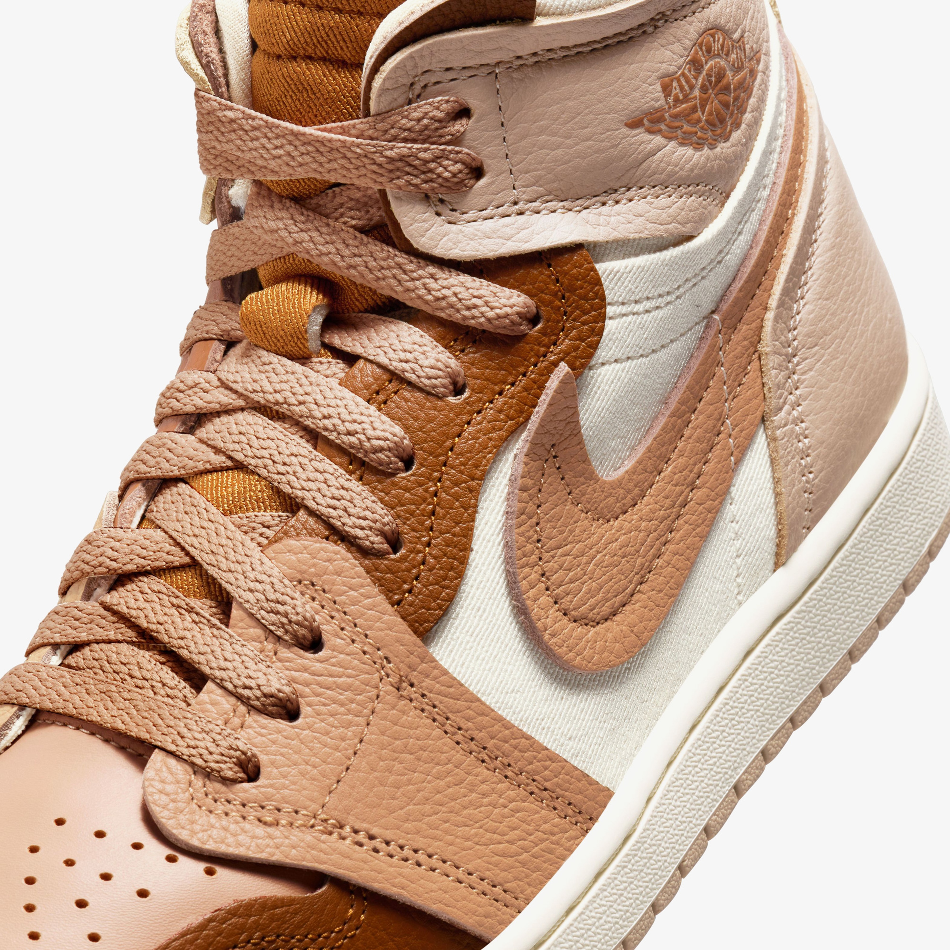 Jordan Air 1 High MM Kadın Kahverengi Spor Ayakkabı