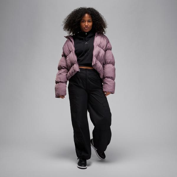 Jordan Puffer Kadın Mor Mont