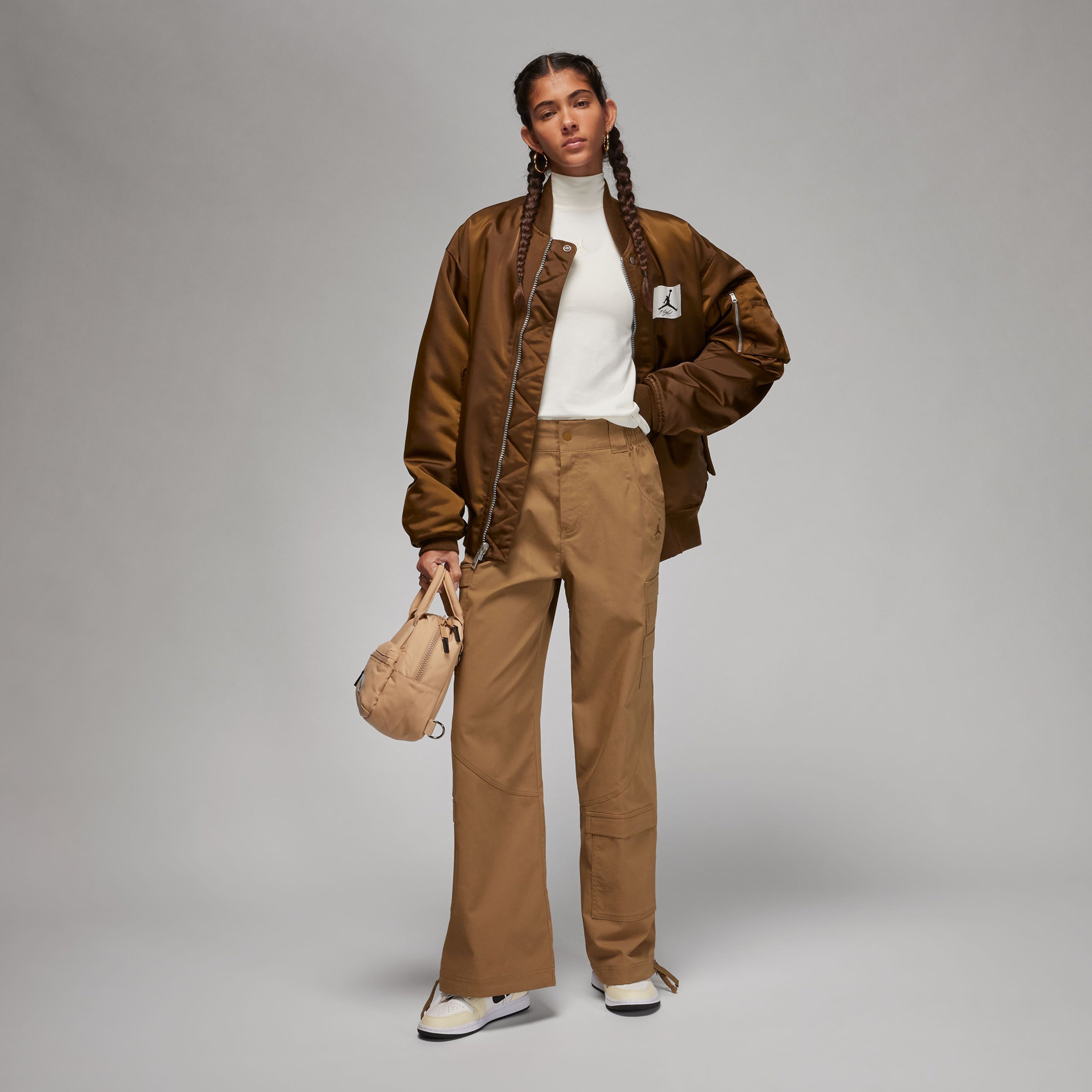 Jordan ChicagoKadın Kahverengi Pantolon
