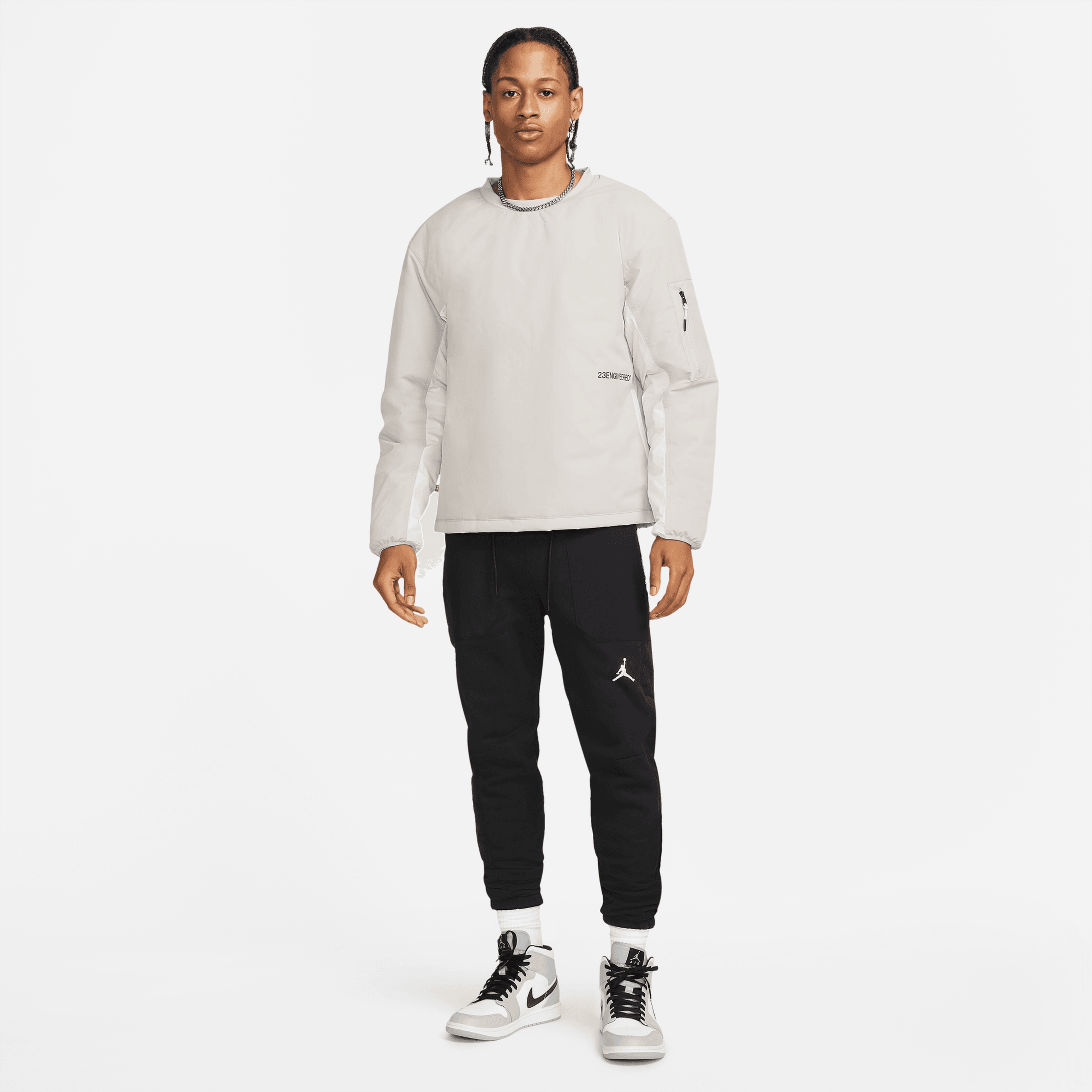 Jordan 23 Engineered Erkek Bej Sweatshirt