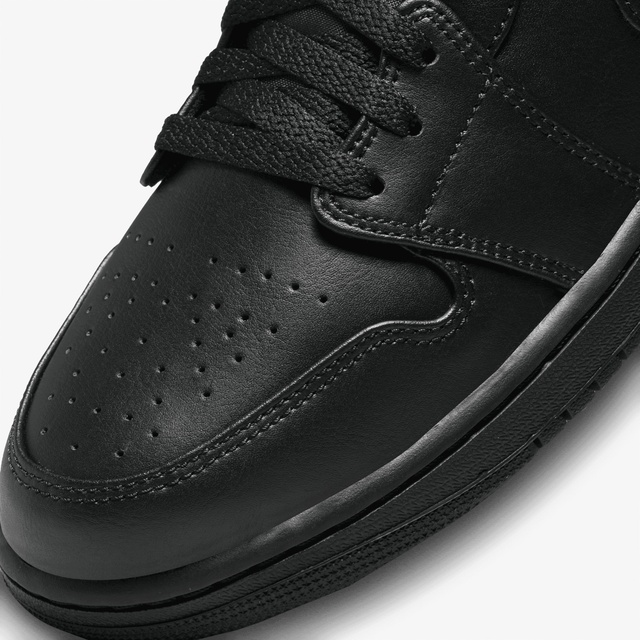 Jordan Air 1 Mid Erkek Siyah Spor Ayakkabı - Görsel 8