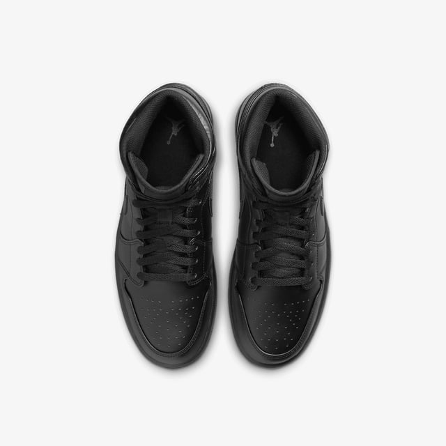 Jordan Air 1 Mid Erkek Siyah Spor Ayakkabı - Görsel 6