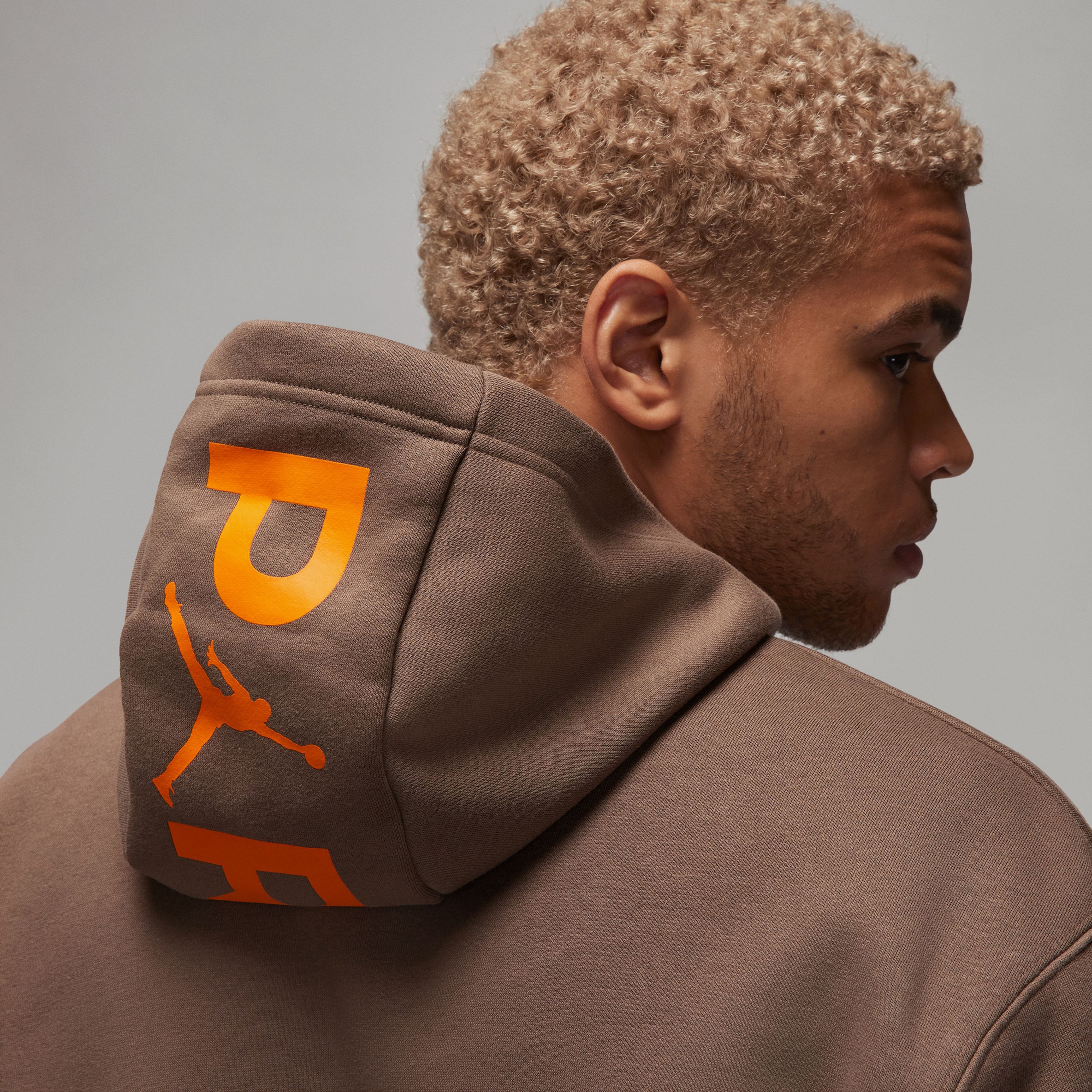 Jordan Paris Saint-Germain Erkek Kahverengi Hoodie