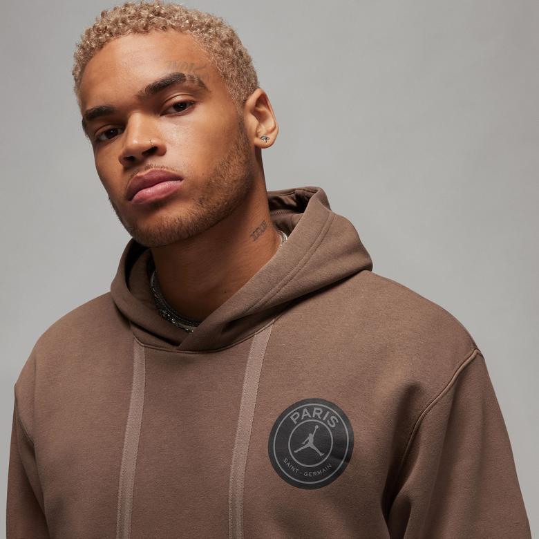Jordan Paris Saint-Germain Erkek Kahverengi Hoodie