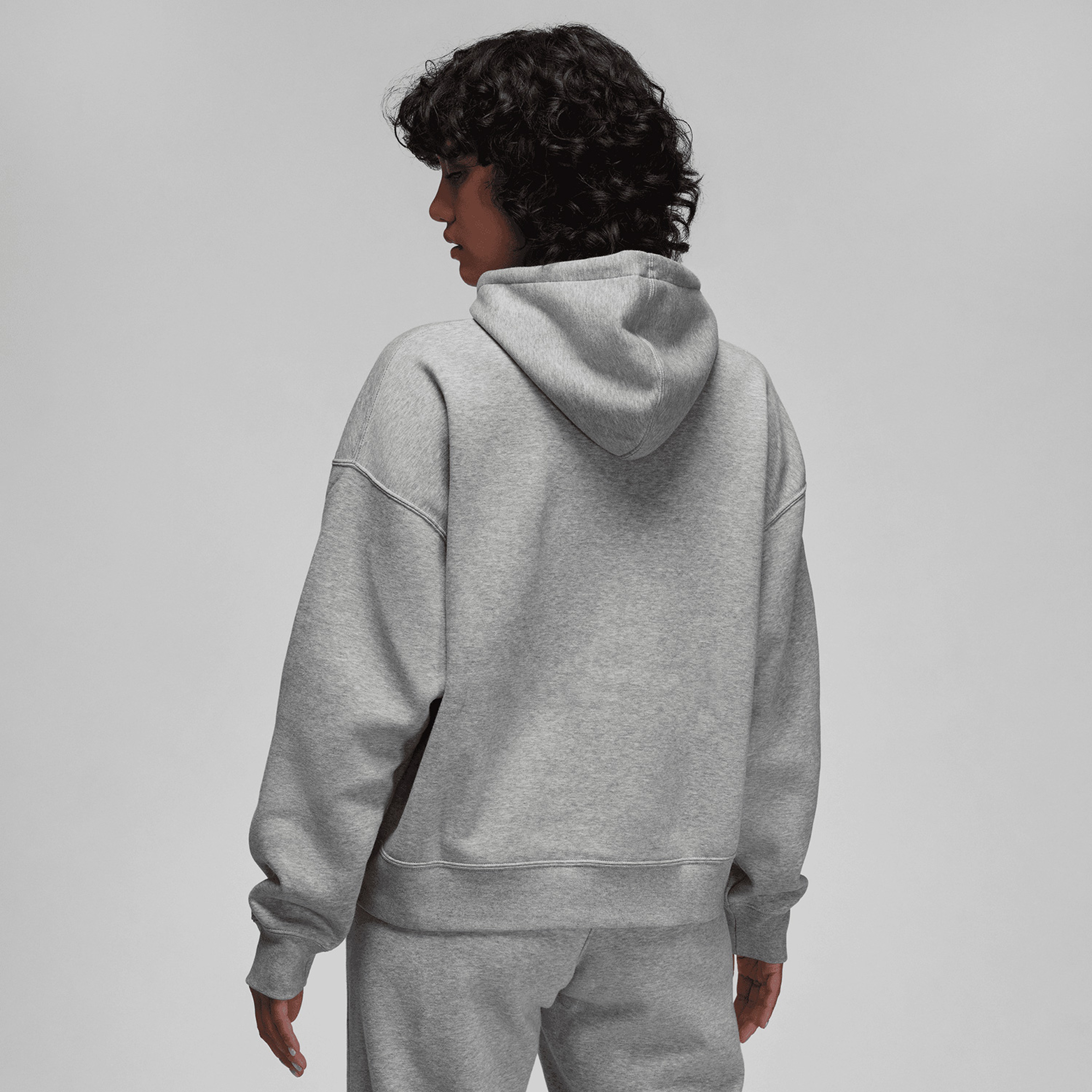 Jordan Brooklyn Fleeceo 2 Kadın Gri Hoodie