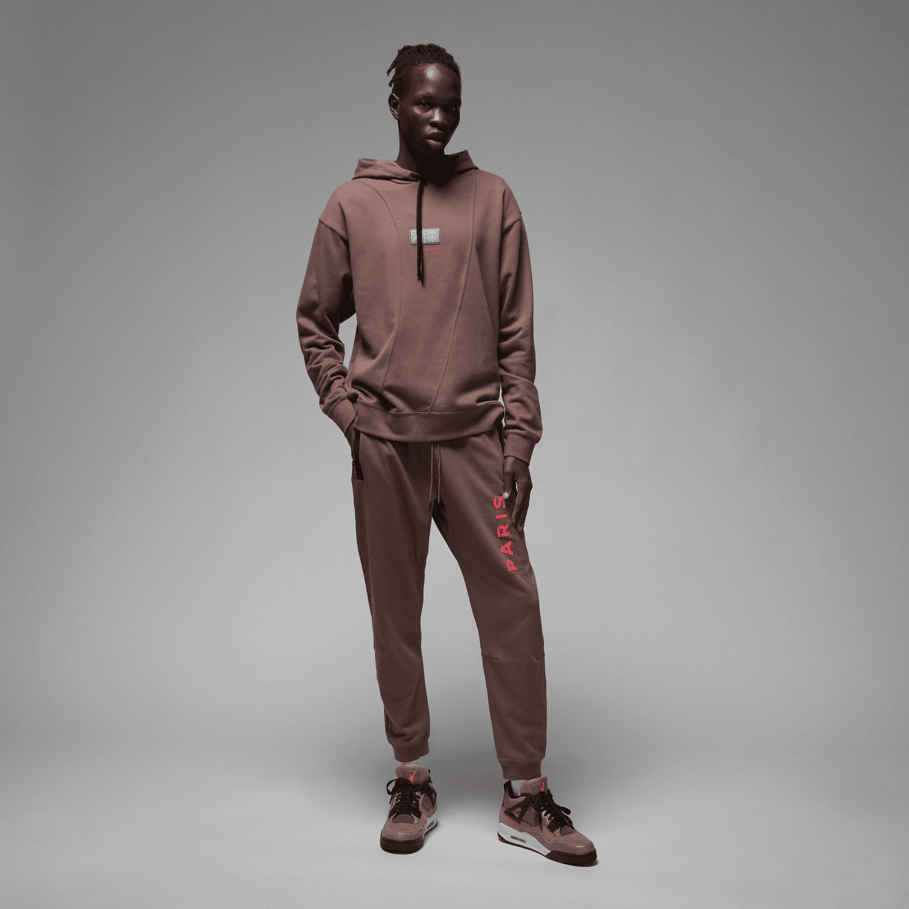 Jordan Paris Saint Germain Erkek Kahverengi Hoodie